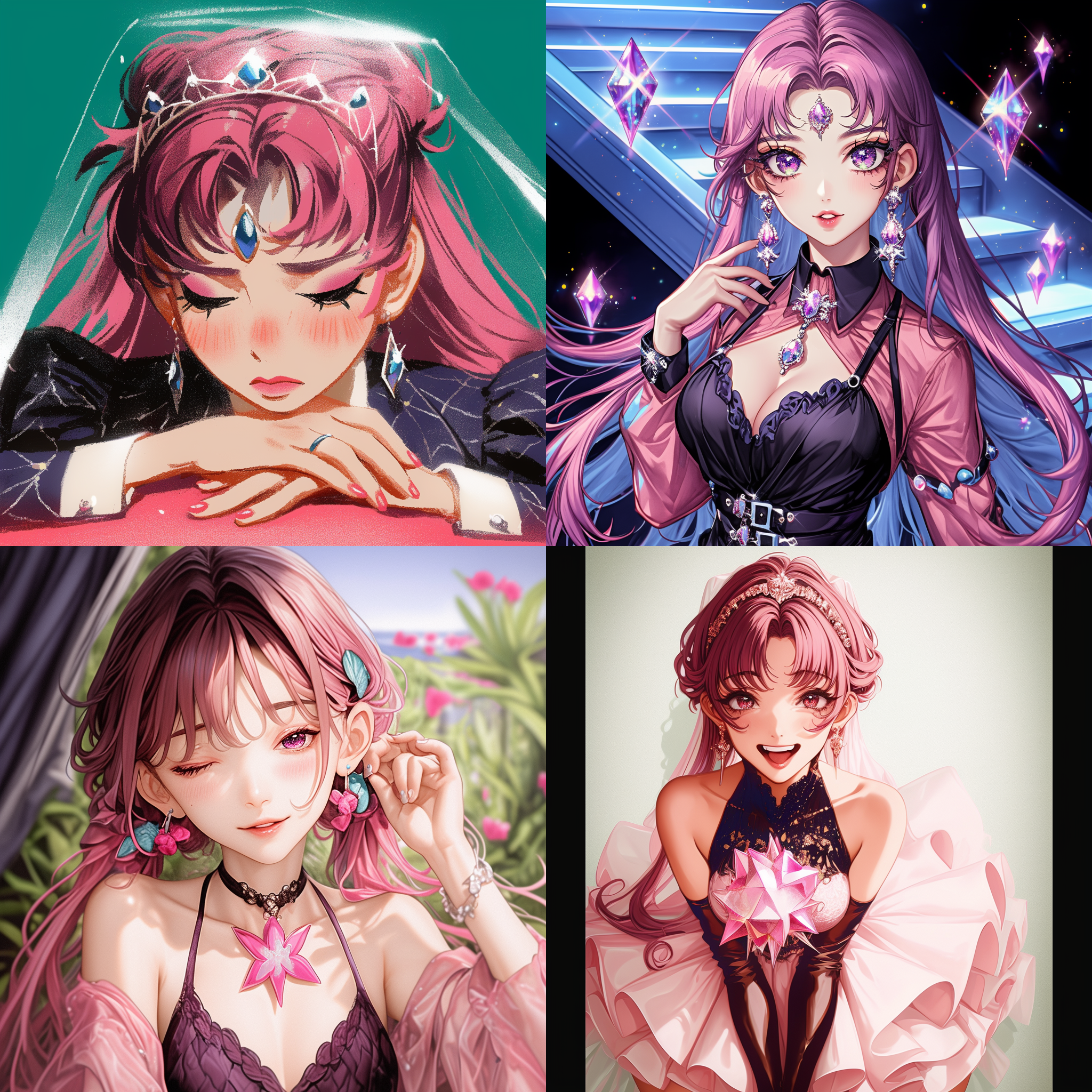 婚纱少女，身材曲线优美，流畅线条，透光婚纱，柔和光线，室内环境，长焦镜头，高光调，优雅姿态，白色调，浪漫氛围，五官精致，细节丰富，新娘头饰