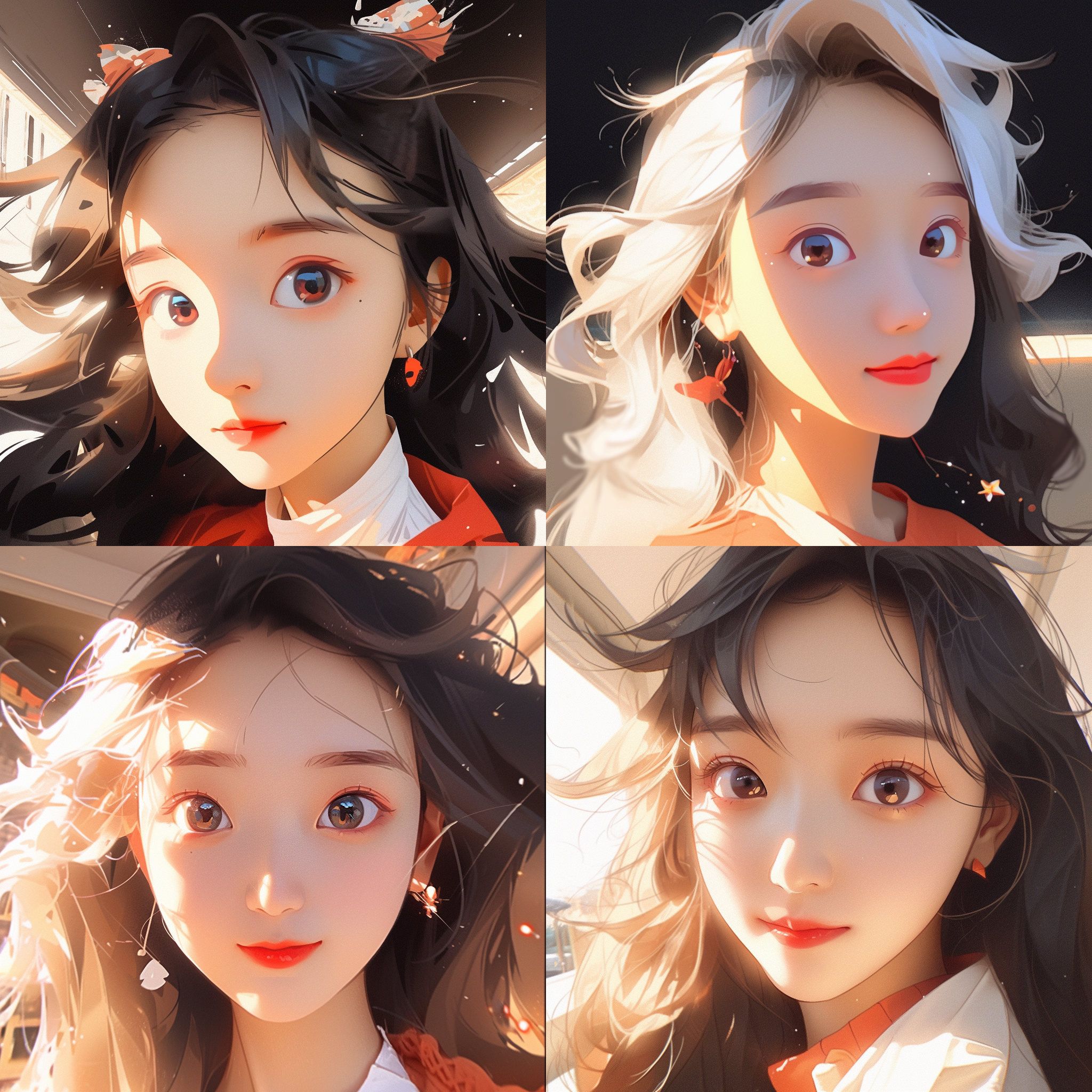 prompt. 风格化照片，抽象构图，现代风格，抽象表现主义，数字艺术，几何形状，鲜艳色彩，光影效果，抽象人物，创意设计，抽象情感。 超扁平