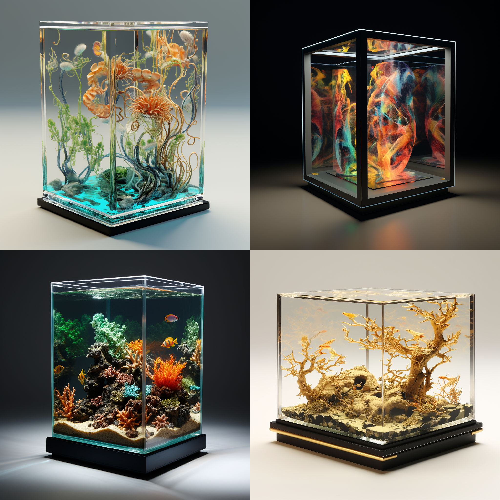 亚克力展示盒，aj,3d渲染，产品图片