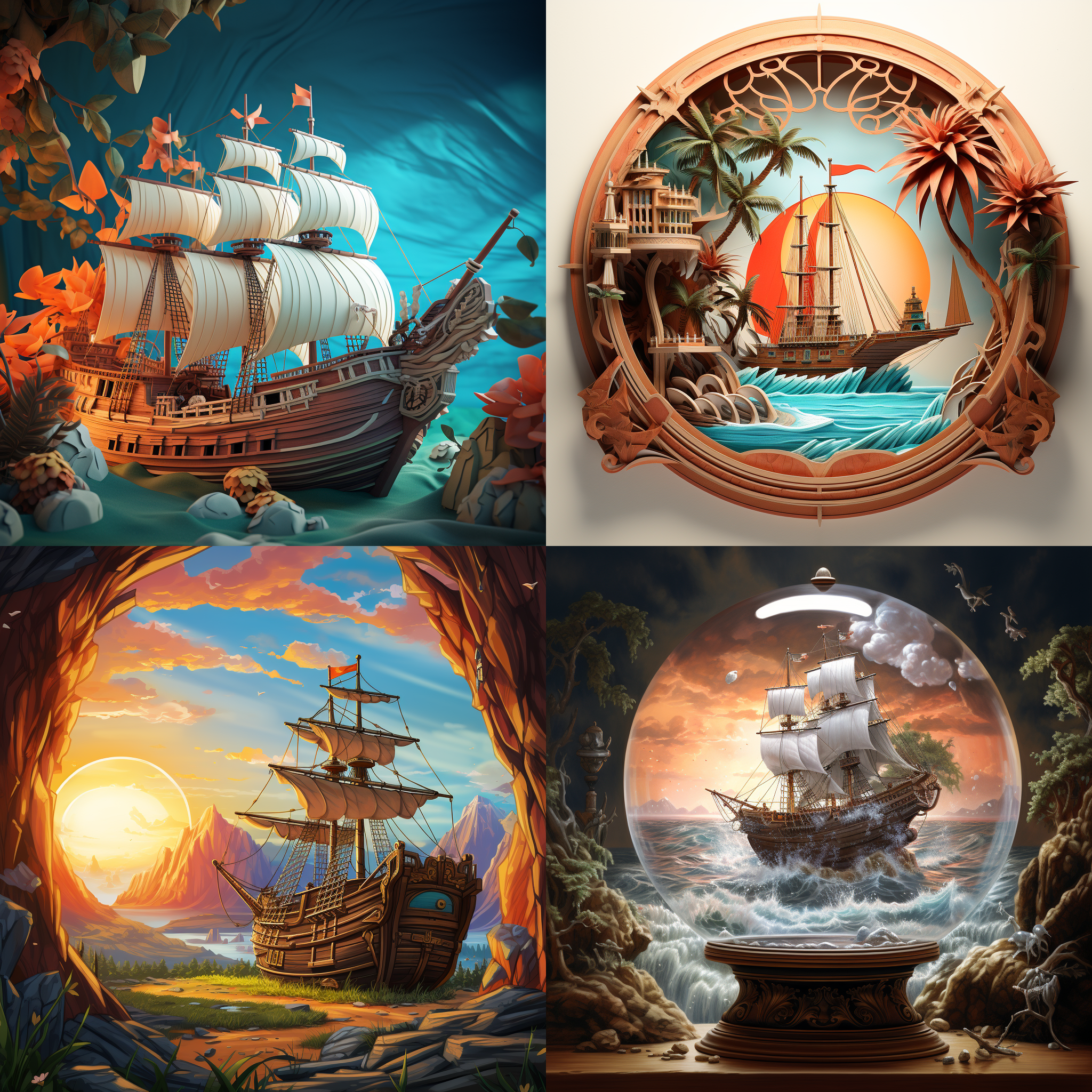 亚克力立牌，梦幻西游，3d渲染，产品图片