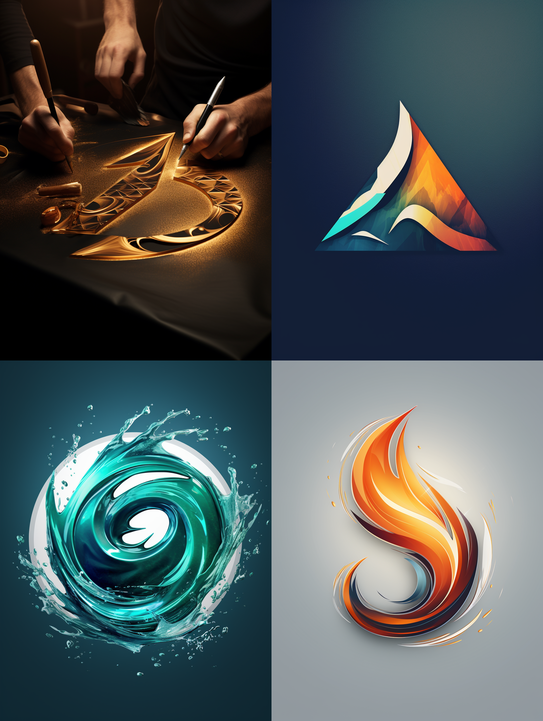 用亚克力材质和印刷工艺进行创作生成一个logo