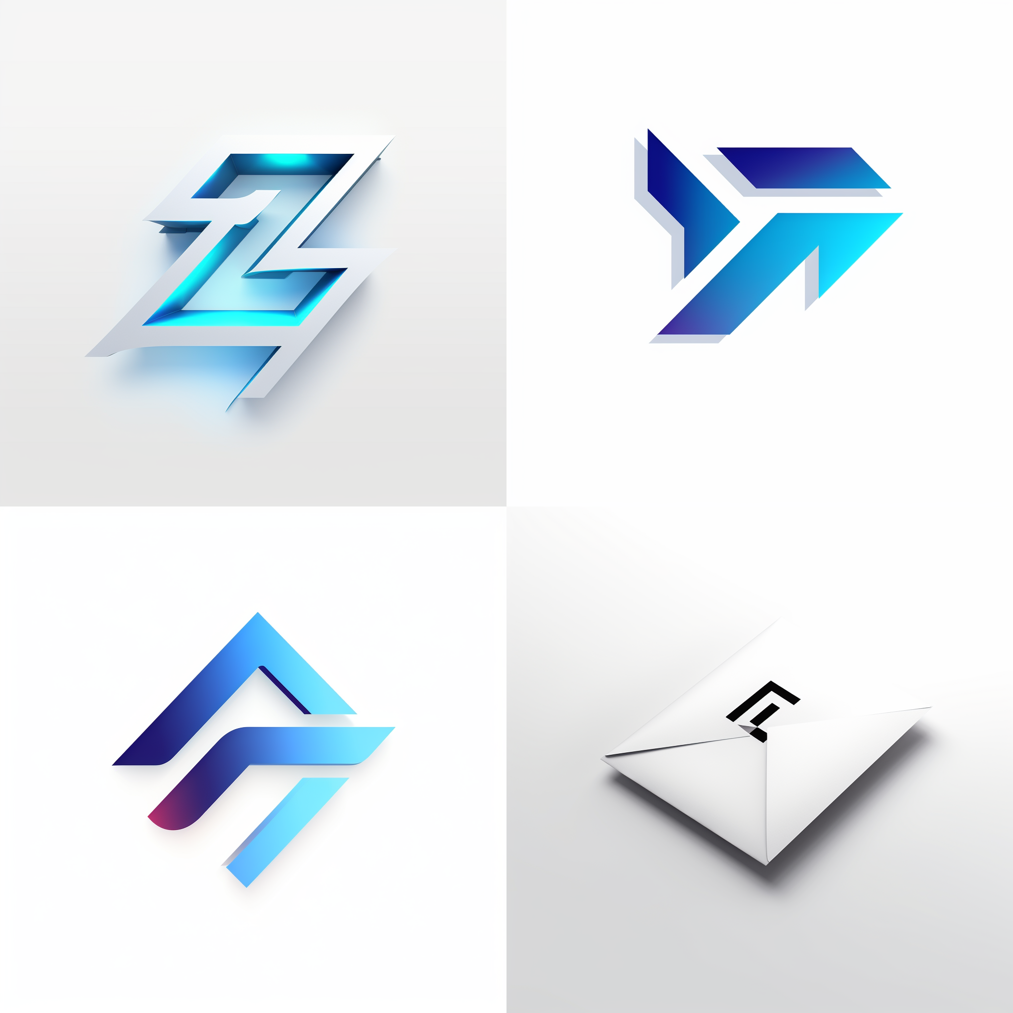 用字母zyg合成logo，极简主义风格，白底背景