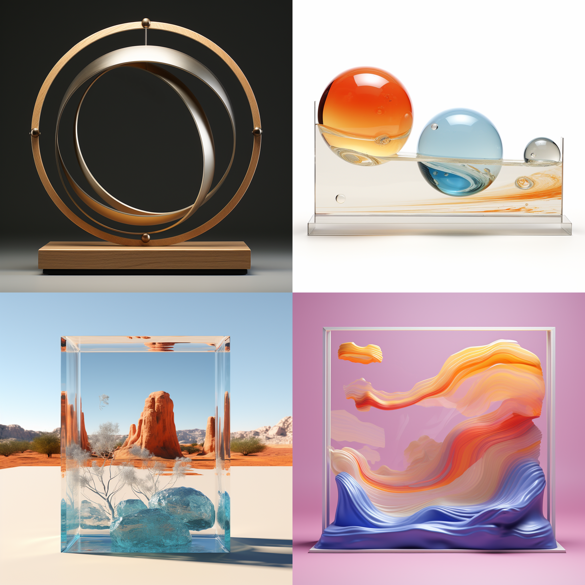 亚克力相框，3d渲染，产品图片