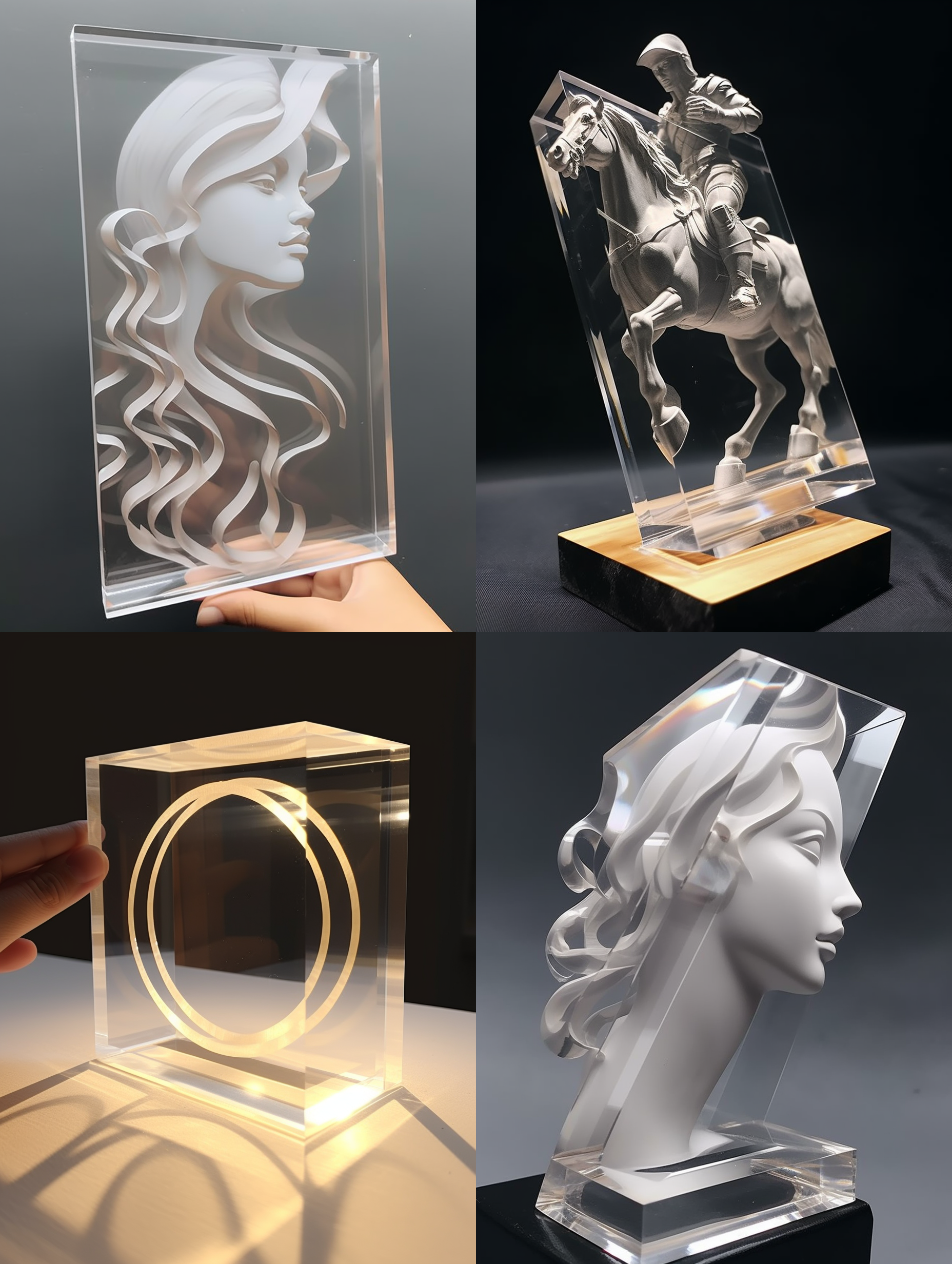 我需要一个3d模型，它应该是一个透亮的亚克力板，具有一定的厚度。请保持其原始状态，不要有任何加工或抛光的痕迹。我希望这个模型能够表现出亚克力材质的纯净和透亮，同时也要体现出它的硬度和质感。