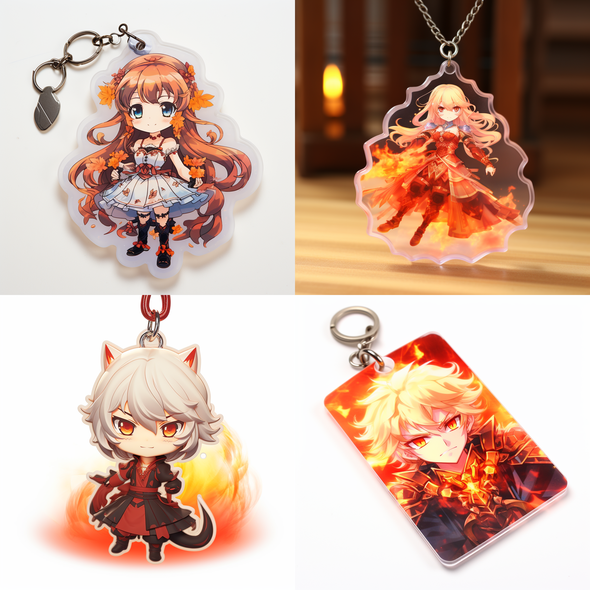 亚克力钥匙扣，原神