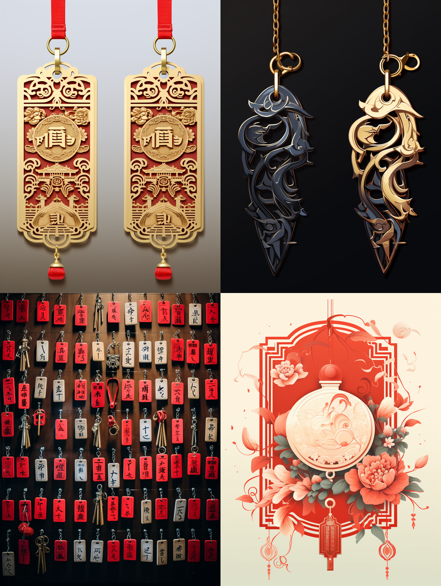 设计一张海报，介绍亚克力钥匙扣的定制流程，海报上写着汉字：”亚克力钥匙扣定制”，