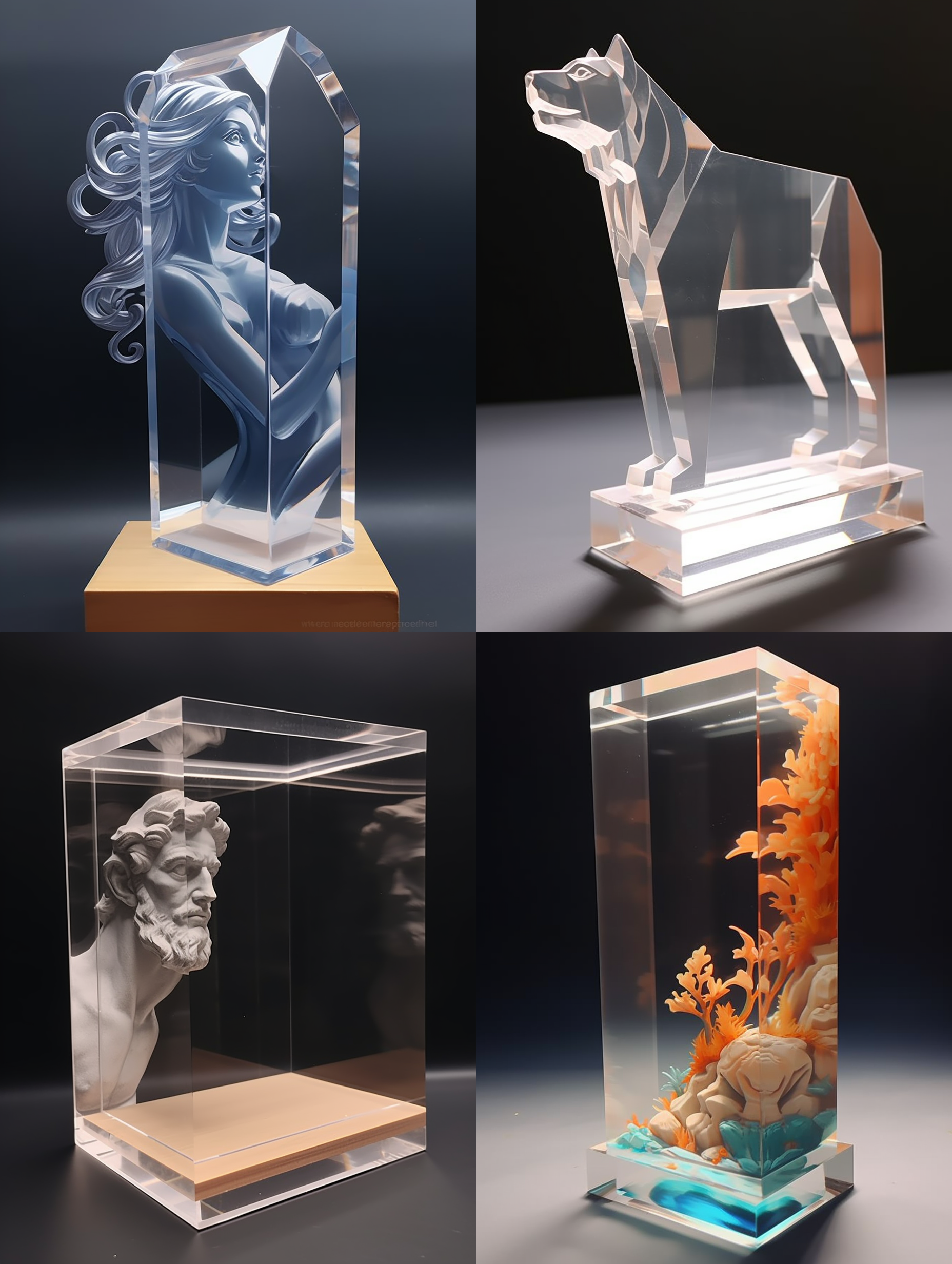 我需要一个3d模型，它应该是一个透亮的亚克力板，具有一定的厚度。请保持其原始状态，不要有任何加工或抛光的痕迹。我希望这个模型能够表现出亚克力材质的纯净和透亮，同时也要体现出它的硬度和质感。