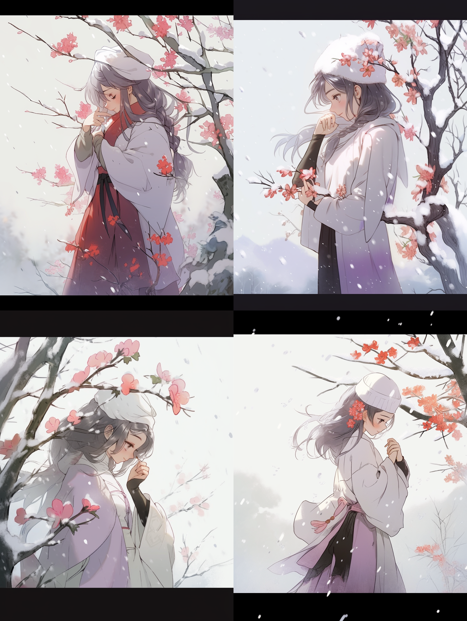 真情像草原广阔， 层层风雨不能阻隔， 总有云开 日出时候， 万丈阳光照耀你我， 真情像梅花开遍， 冷冷冰雪不能掩没， 就在最冷， 枝头绽放， 看见春天走向你我， 雪花飘飘北风啸啸， 天地一片苍茫， 一剪寒梅， 傲立雪中， 只为伊人飘香， 爱我所爱无怨无悔， 此情长留， 心间， 雪花飘飘北风啸啸， 天地一片苍茫， 一剪寒梅， 傲立雪中， 只为伊人飘香， 爱我所爱无怨无悔， 此情长留， 心间。