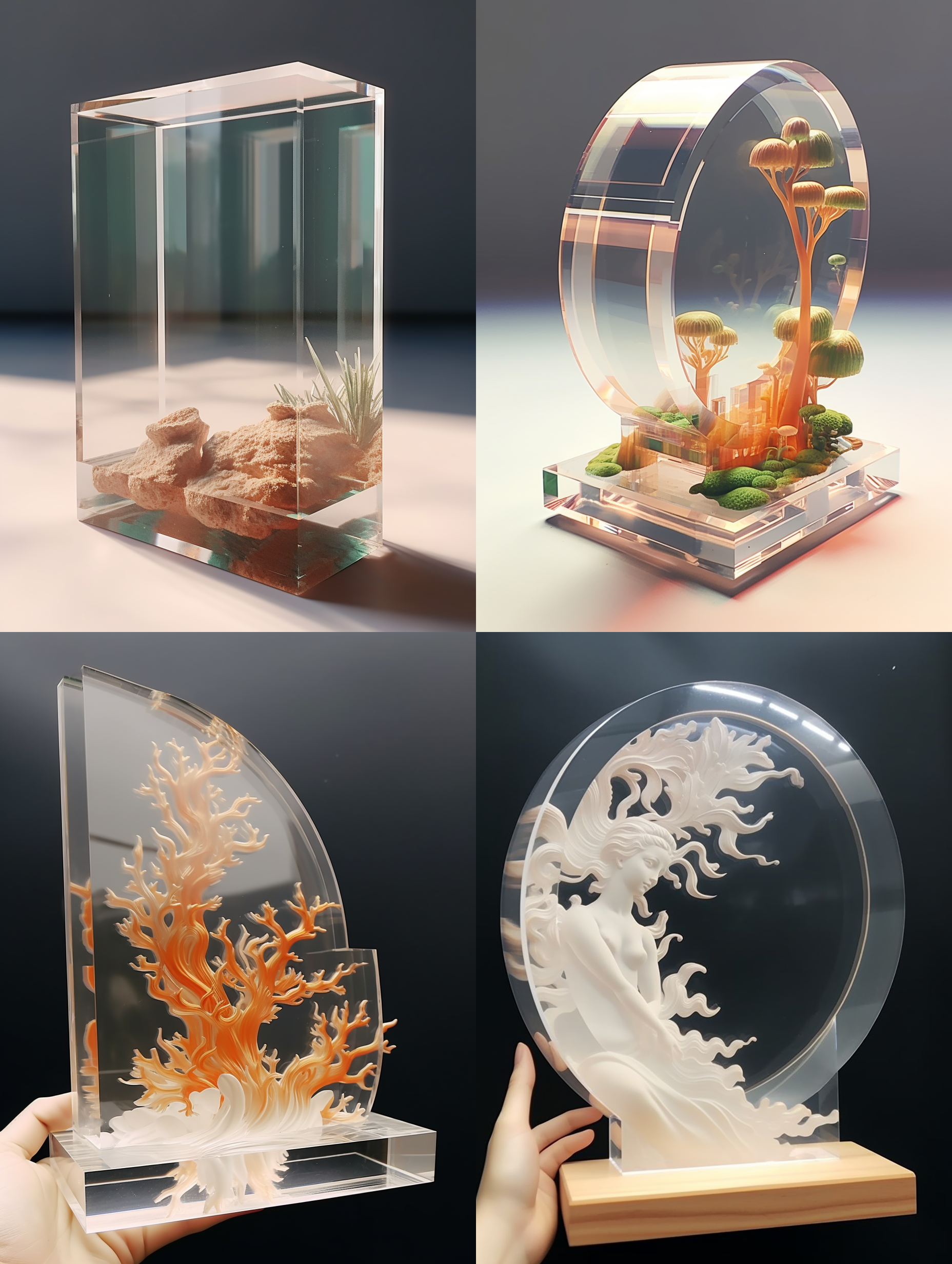 我需要一个3d模型，它应该是一个透亮的亚克力板，具有一定的厚度。请保持其原始状态，不要有任何加工或抛光的痕迹。我希望这个模型能够表现出亚克力材质的纯净和透亮，同时也要体现出它的硬度和质感。
