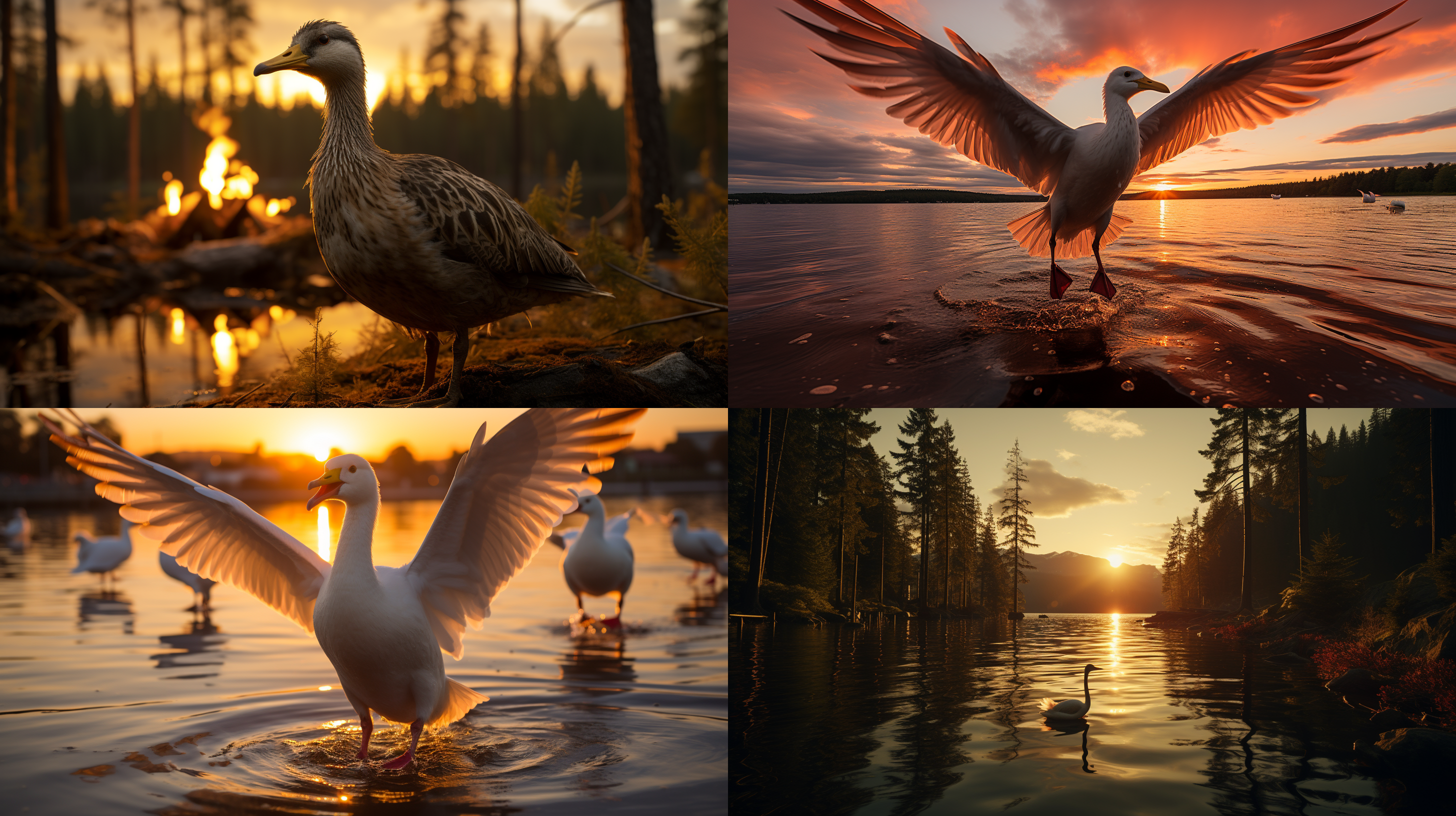 落霞与孤鹜齐飞，秋水共长天一色