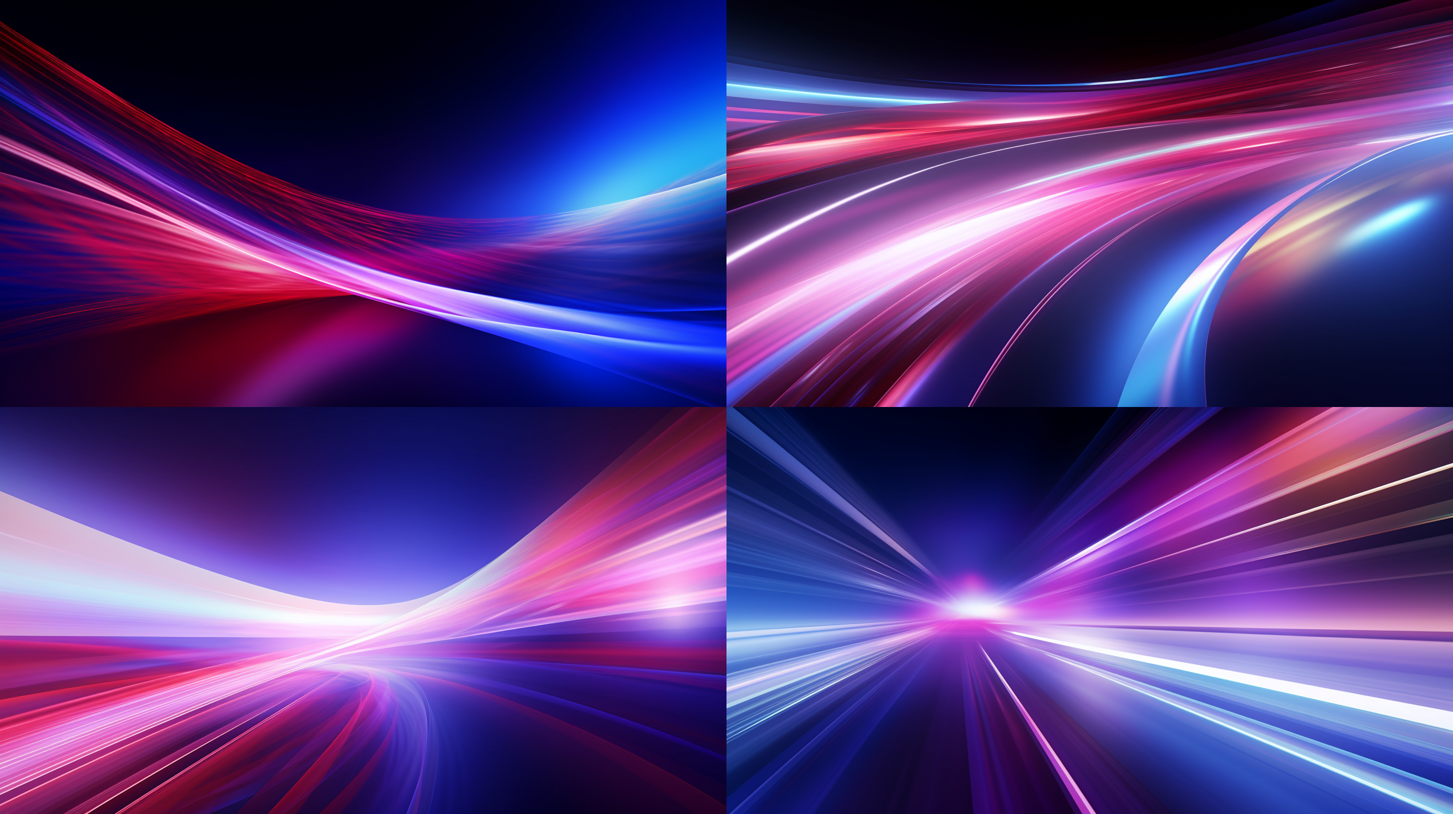 a blue and purple background with blurred lights, in the style of victor enrich, transportcore, rollerwave, realistic depiction of light, high speed film, immersive, light red and dark blue 