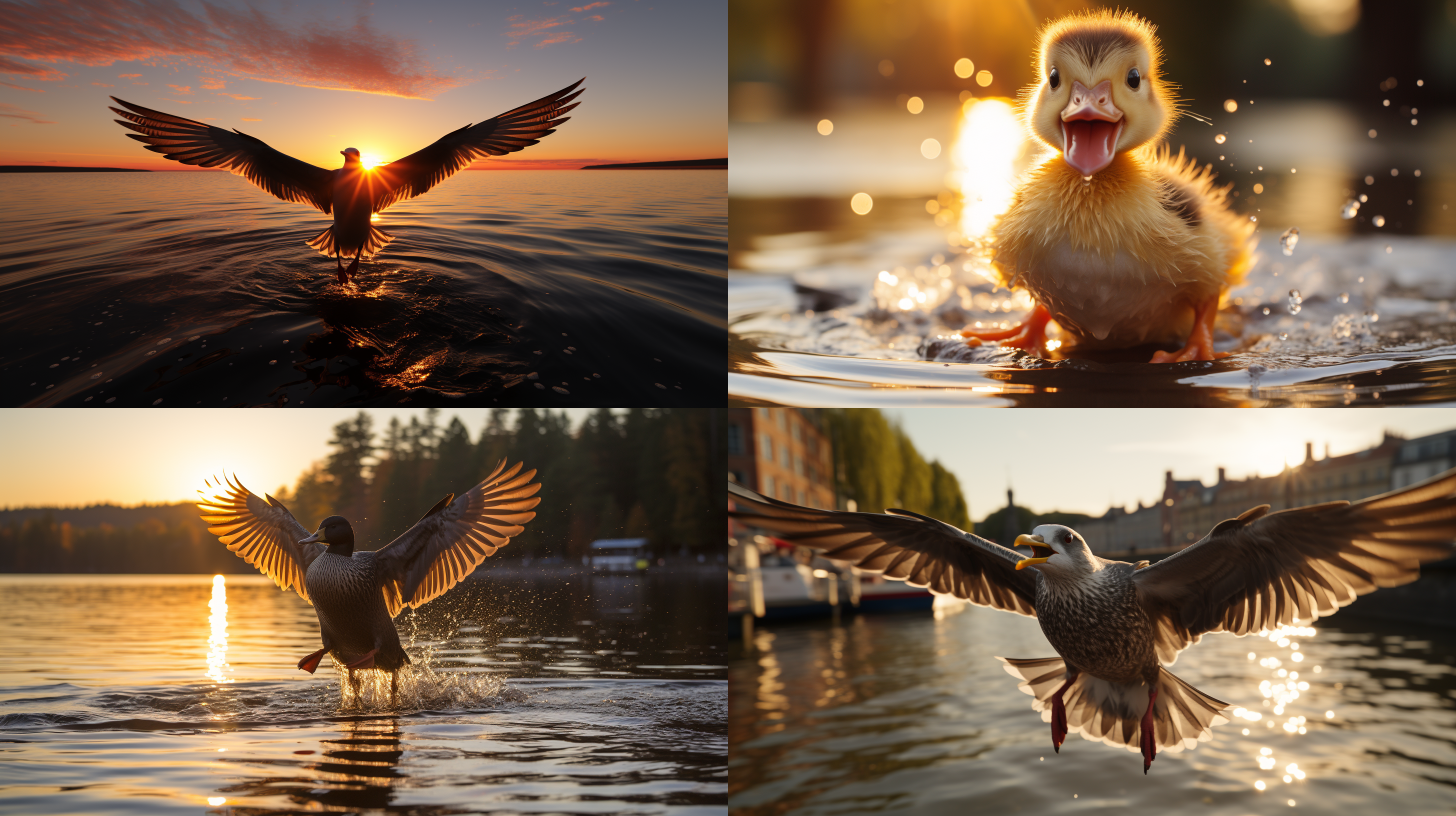 落霞与孤鹜齐飞，