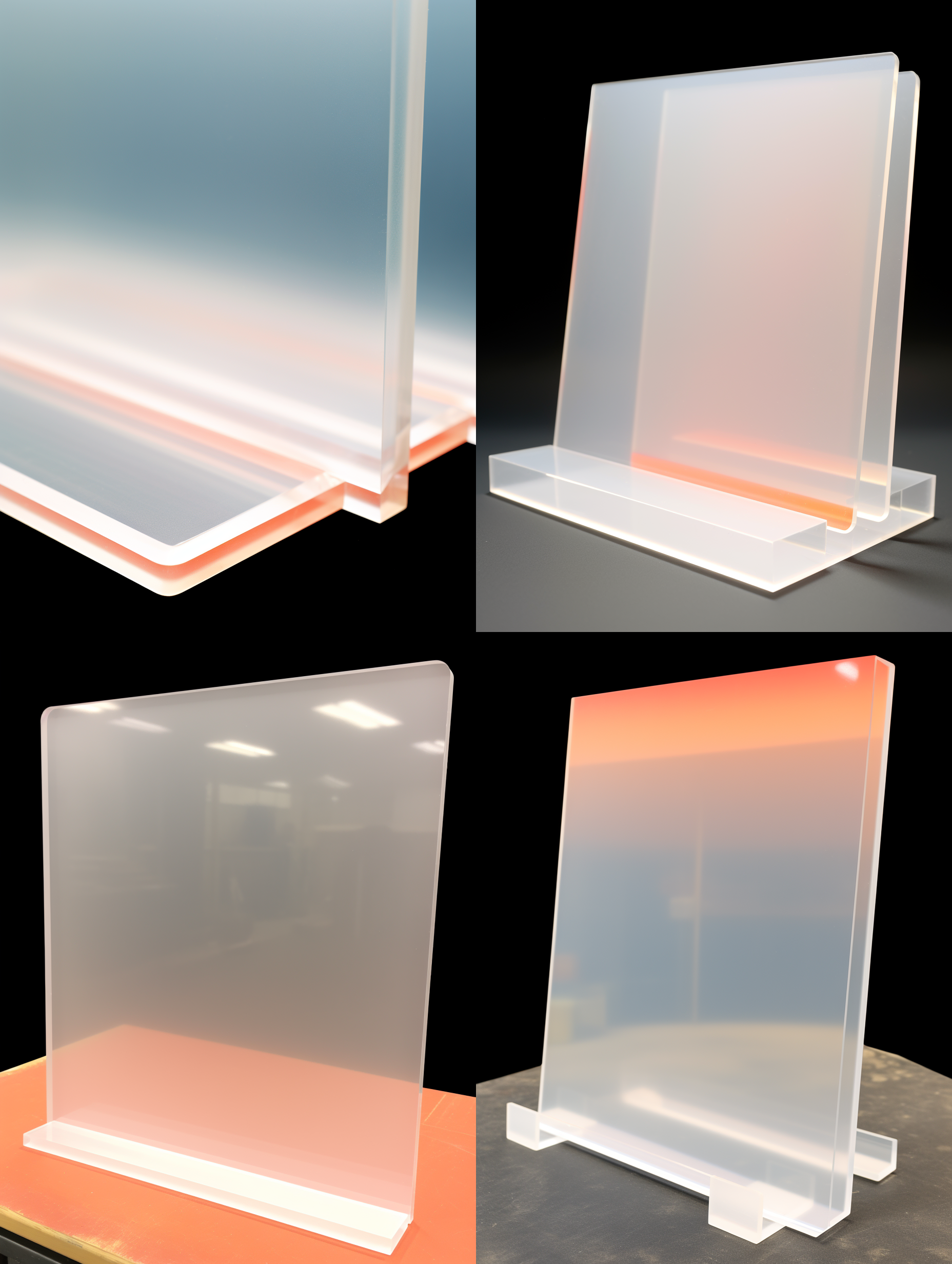 无印刷亚克力板，厚的，高透光，完整的，产品图片