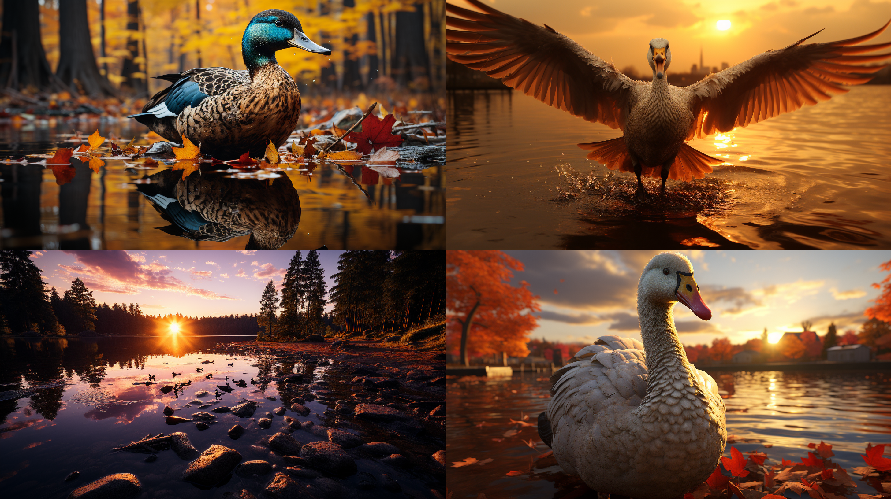 落霞与孤鹜齐飞，秋水共长天一色