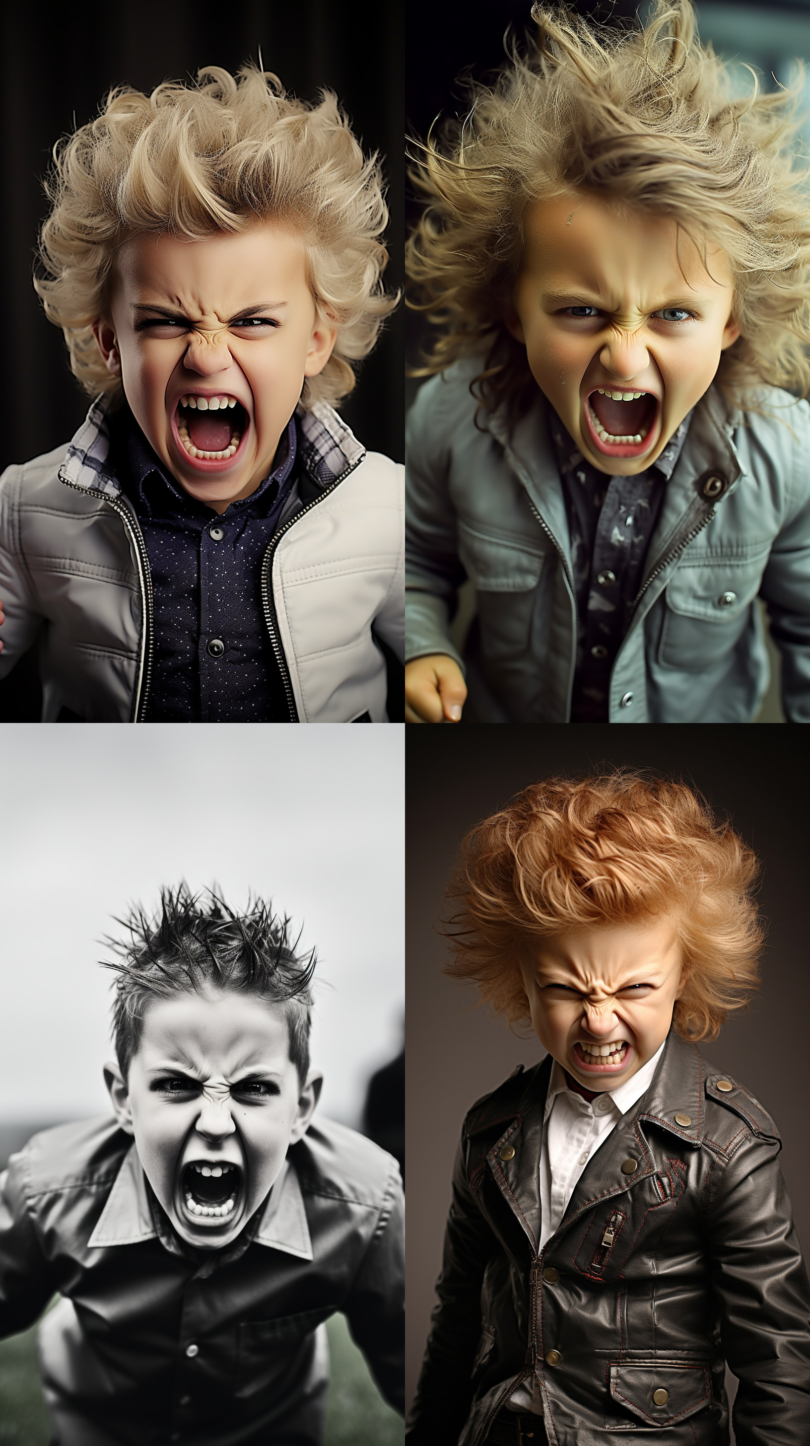 愤怒，生气，孩子，