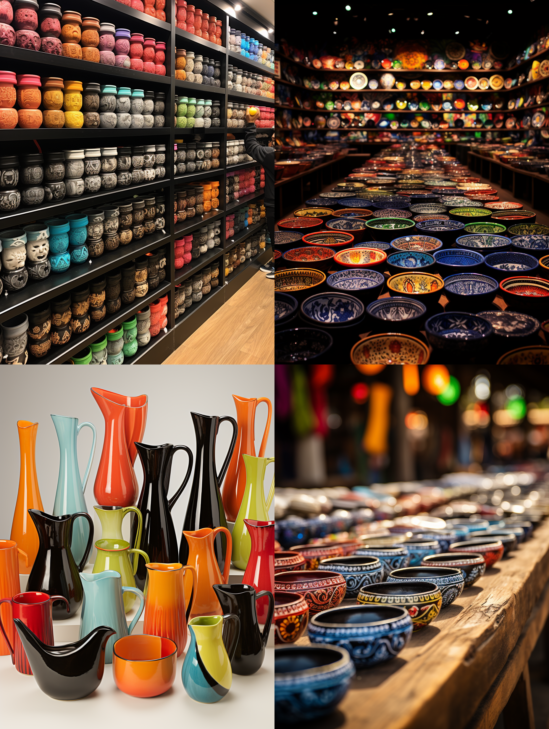 五颜六色 陶瓷玉器