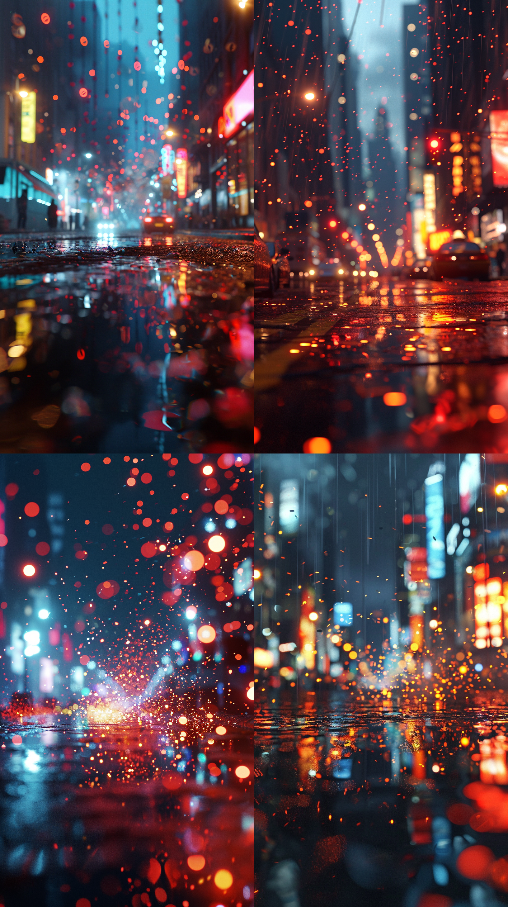 illustration,digitalillustration,fireworks,busy citystreet,lightings,minimalism,rimlighting,colorful,dynamic shot,redcolor,extreme longshot,bokeh,dof,abstractionism,3drendering,c4d,blender,octanerender,unreal engine,globalillumination,ray tracedreflections,ssao,shaders,fxaa,cgi,rtx,vfx8k,beat quality