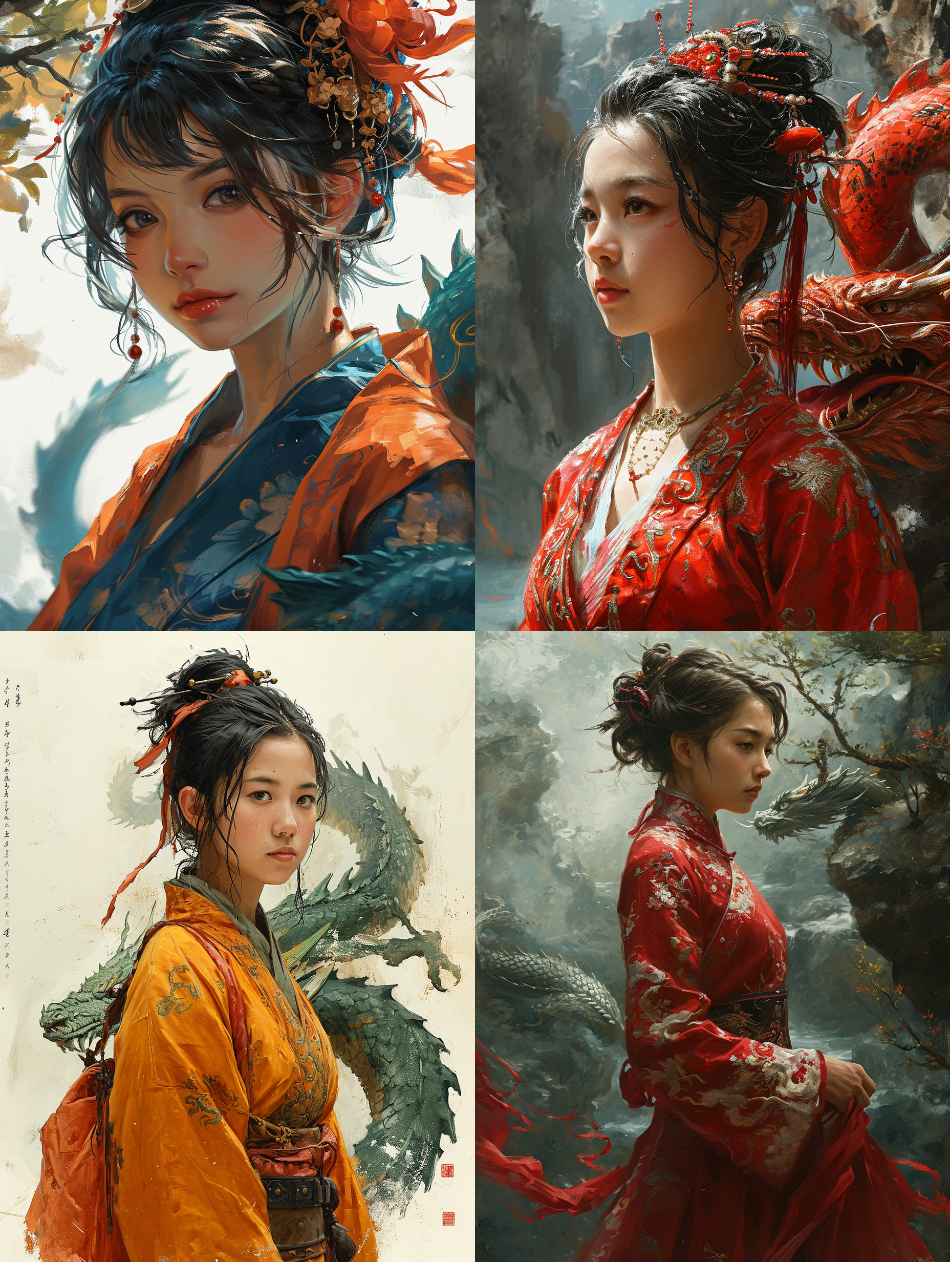 中国女孩，中国龙