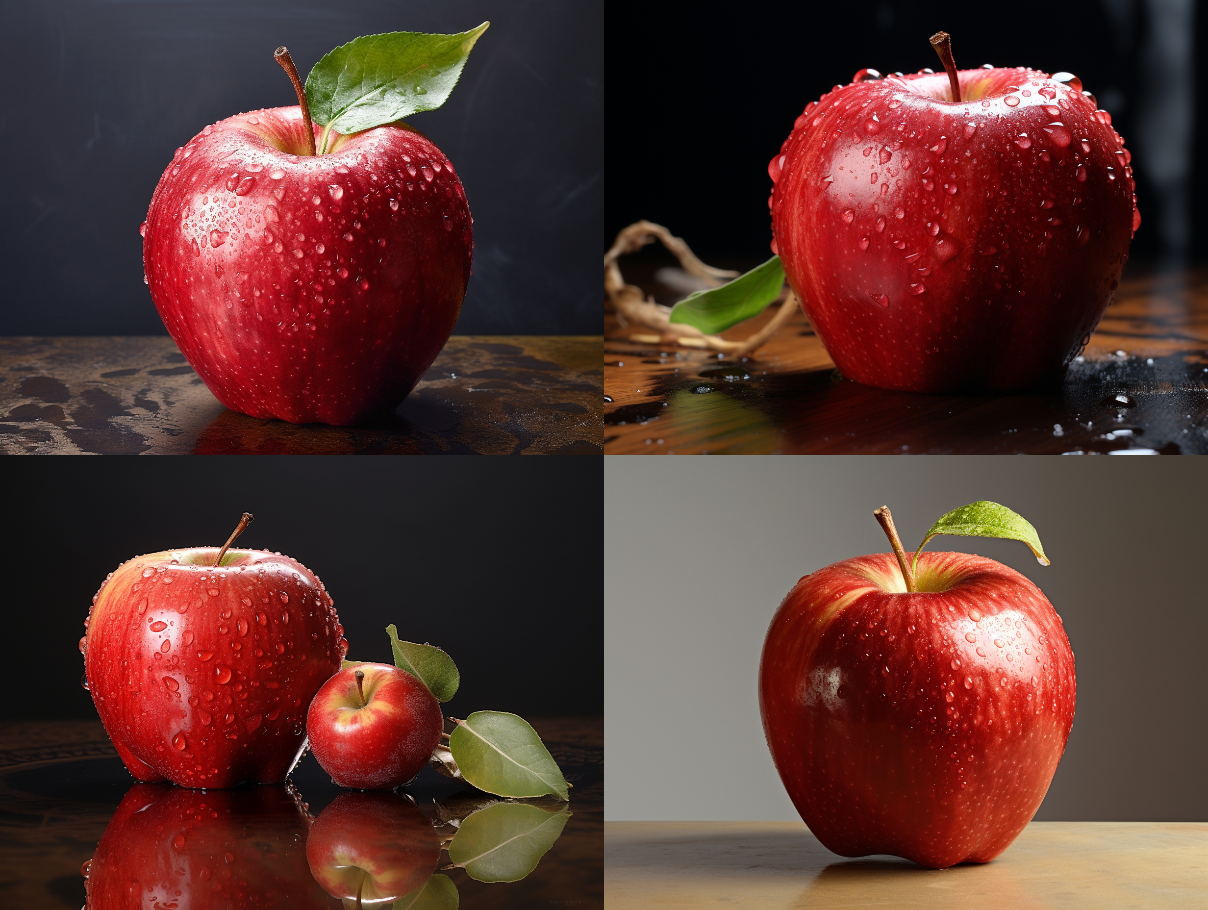 an apple, still life photography, ultra detailed photorealistic, 4k