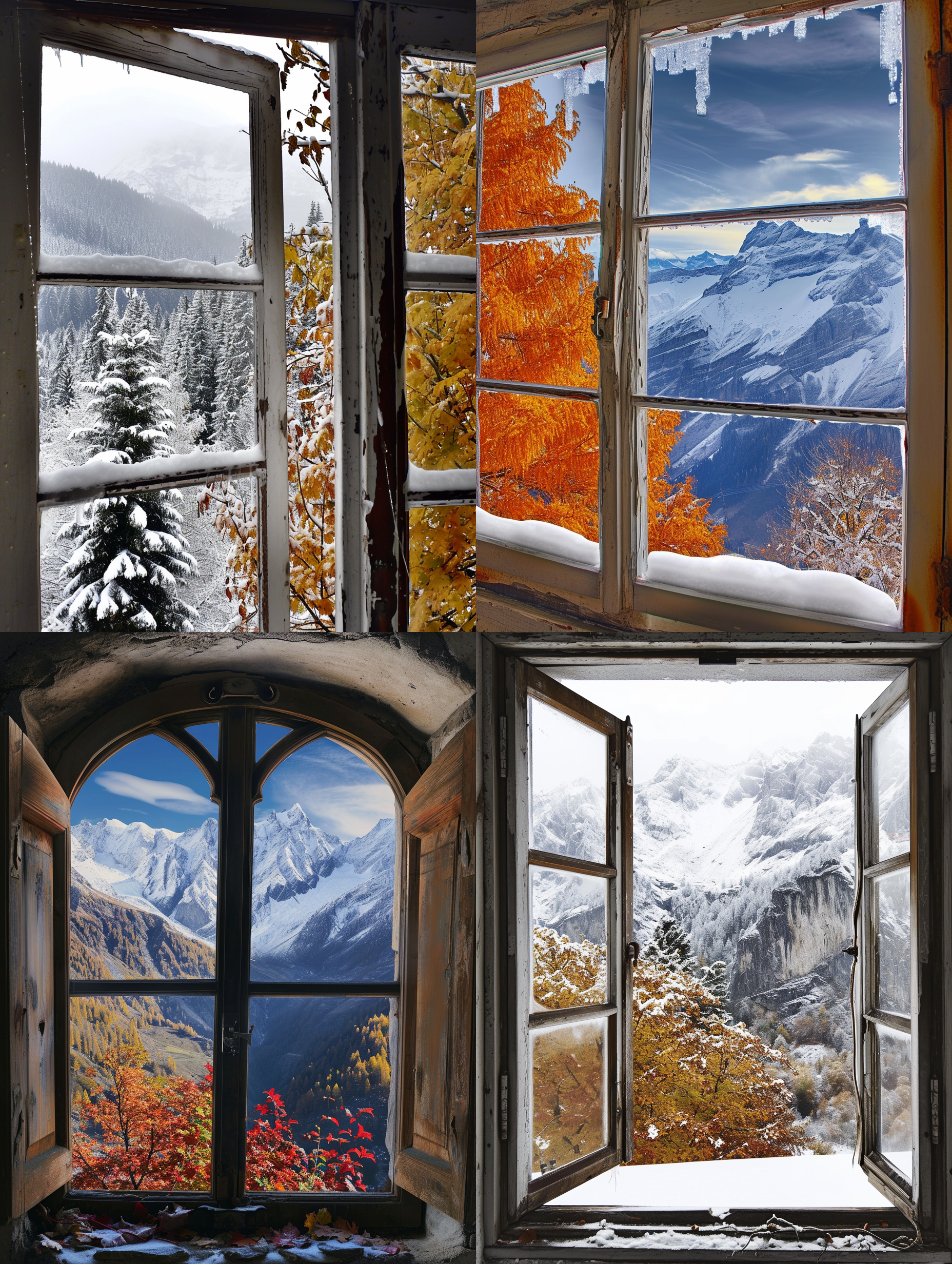 窗含西岭千秋雪