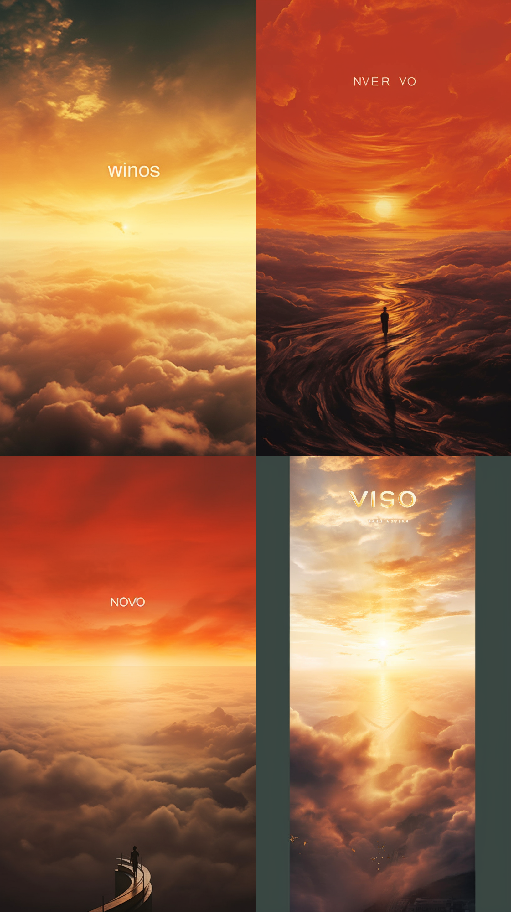 太阳，升起，云朵