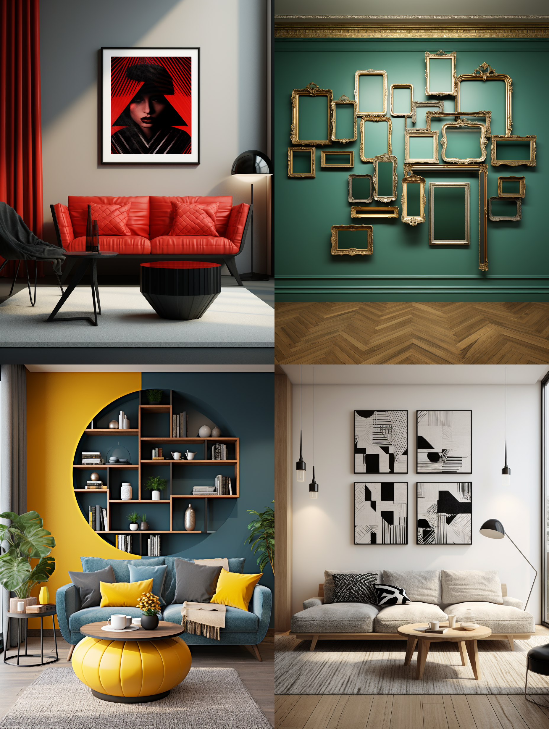 家庭装饰画框设计，模块，时尚化，00用户