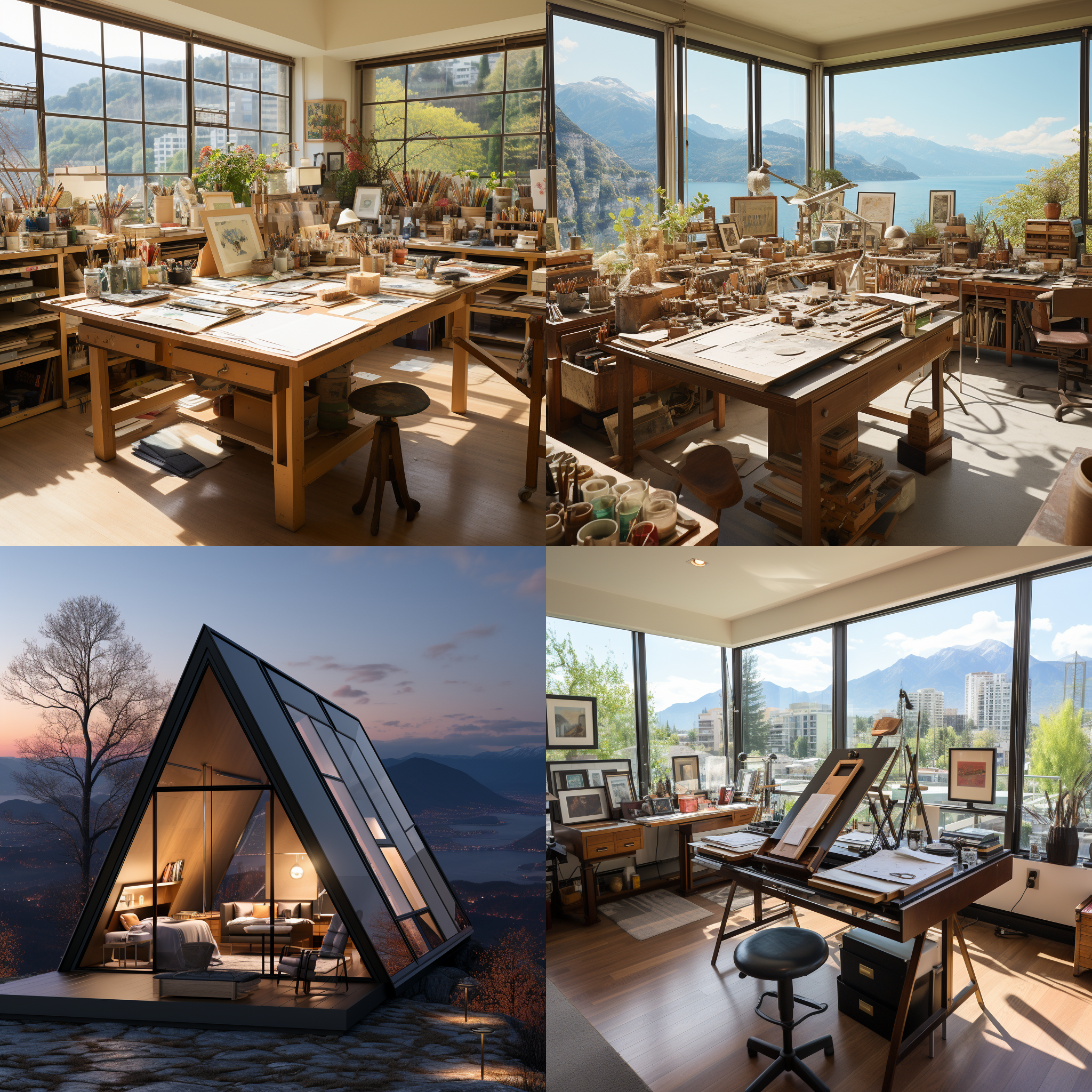 山里面有一间设计工作室