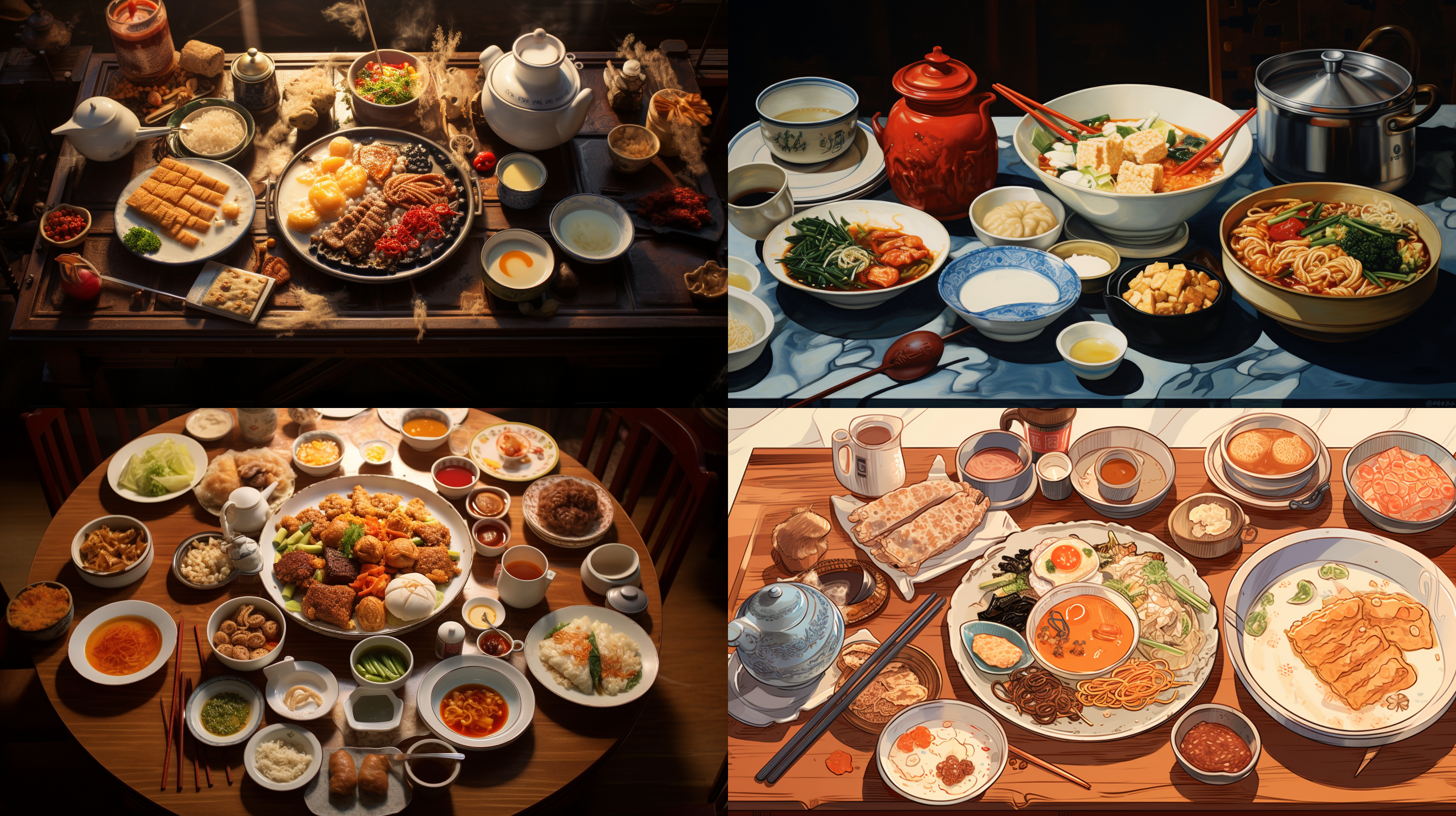普通的中国早餐