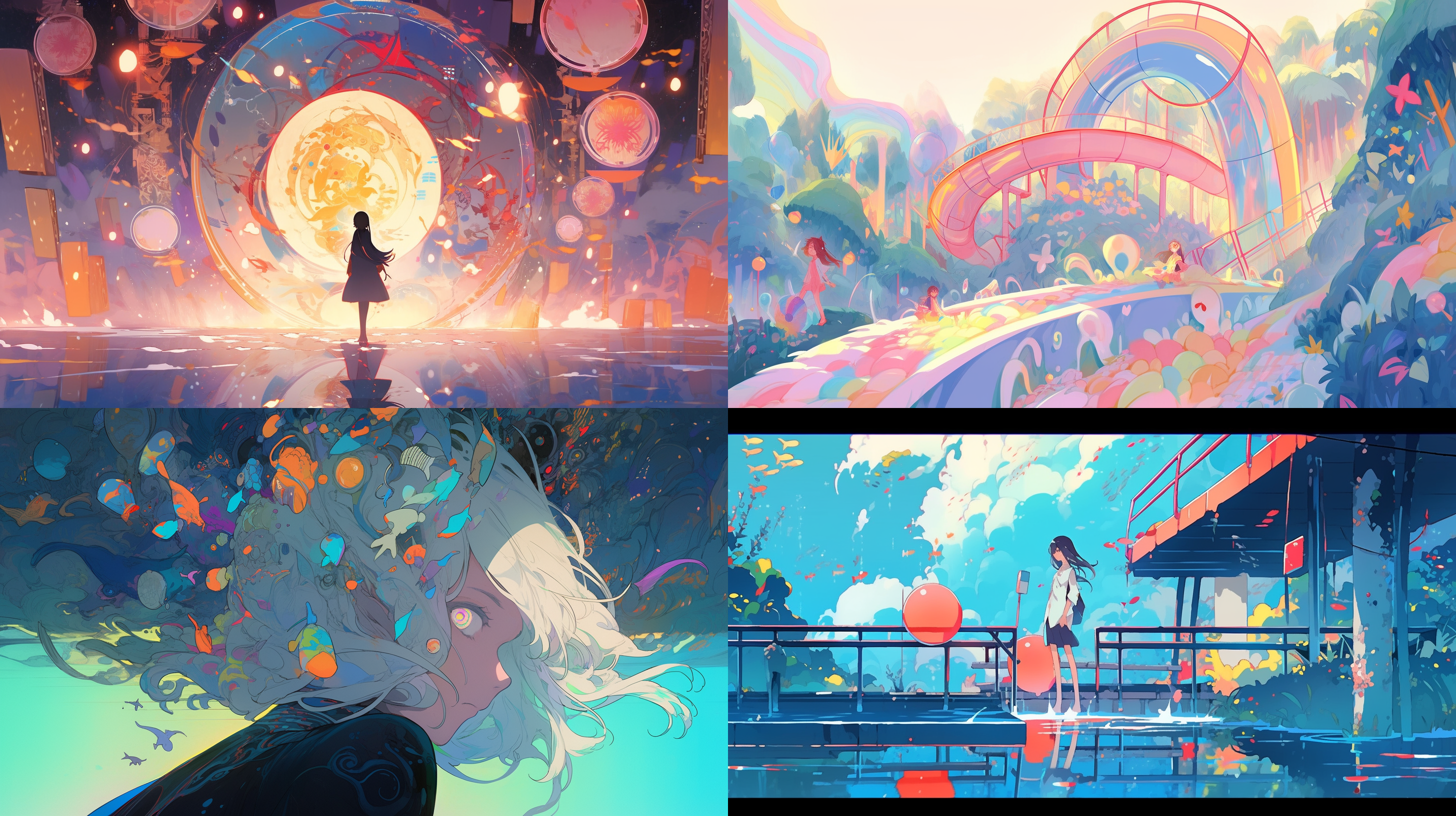 参考图片，重新创作一副超现实主义风格