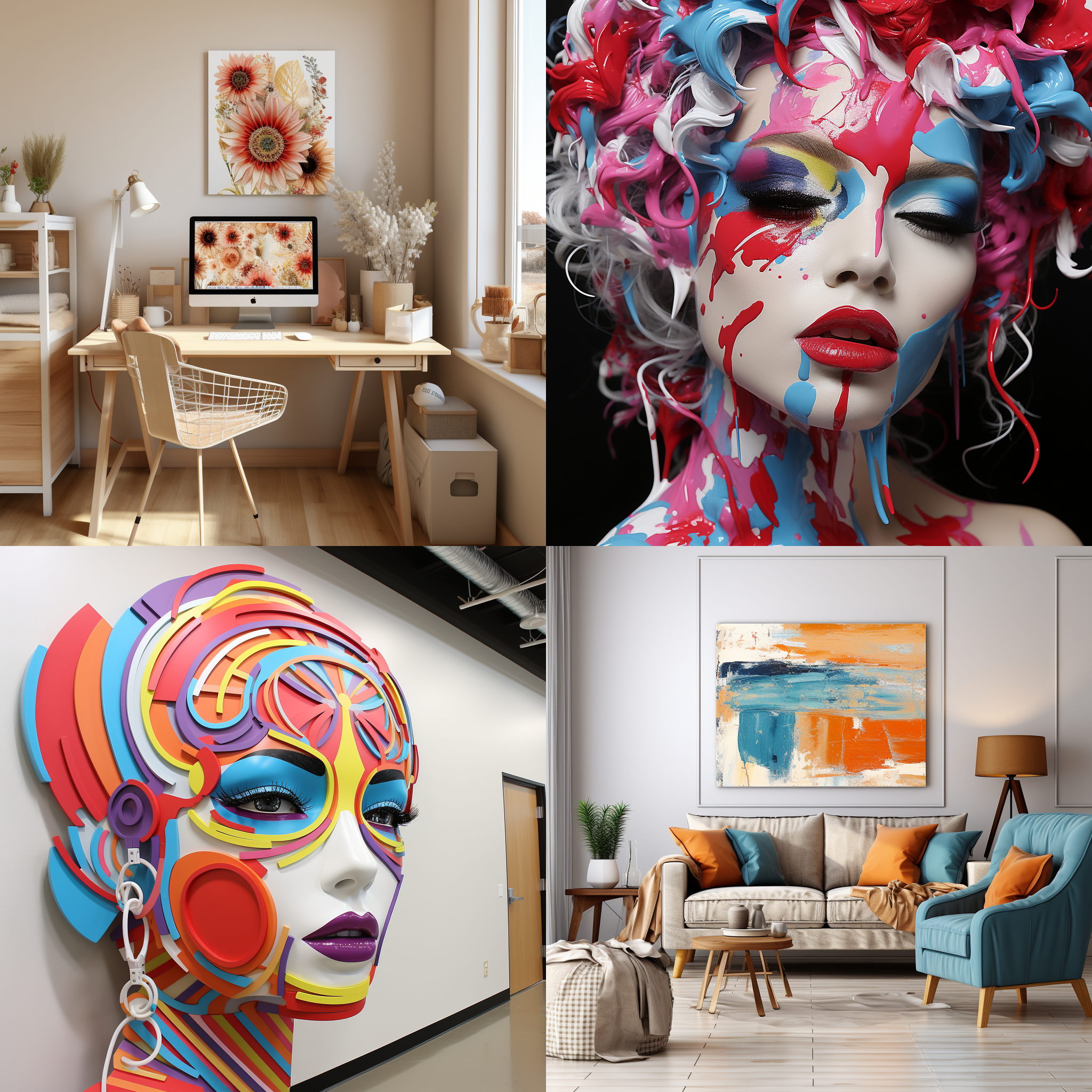 展示一块亚克力板