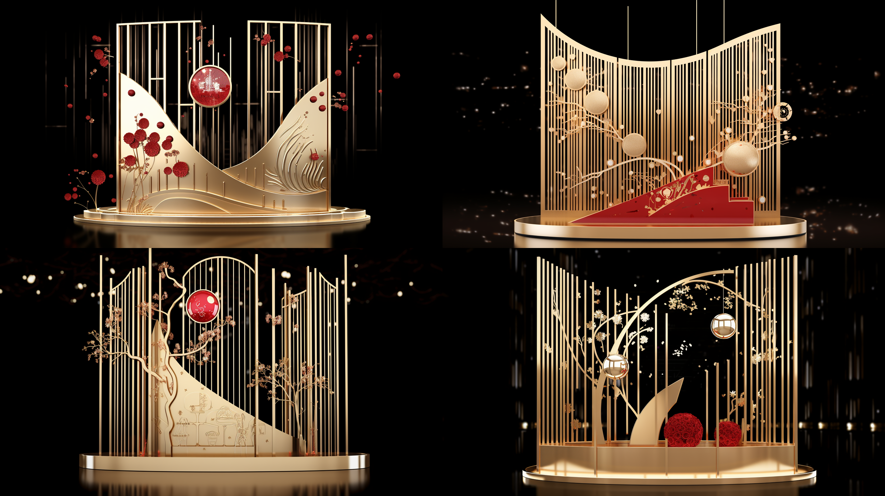 屏风设计 结合人头马展示 婚庆道具 亚光金属质感 配合鲜花装饰 高级 有质感 温馨的婚庆场景 有视觉冲击力 洋气 大方 写实 佳能照片 川内伦子 柔光 中午时光 5星级酒店大堂内 真实 室内 高分辨率 高分辨率 写实 照片 真实 室内 no humans,door,scenery,english text,watermark,artist name, 超高分辨率 非常详细 超高分辨率 非常详细