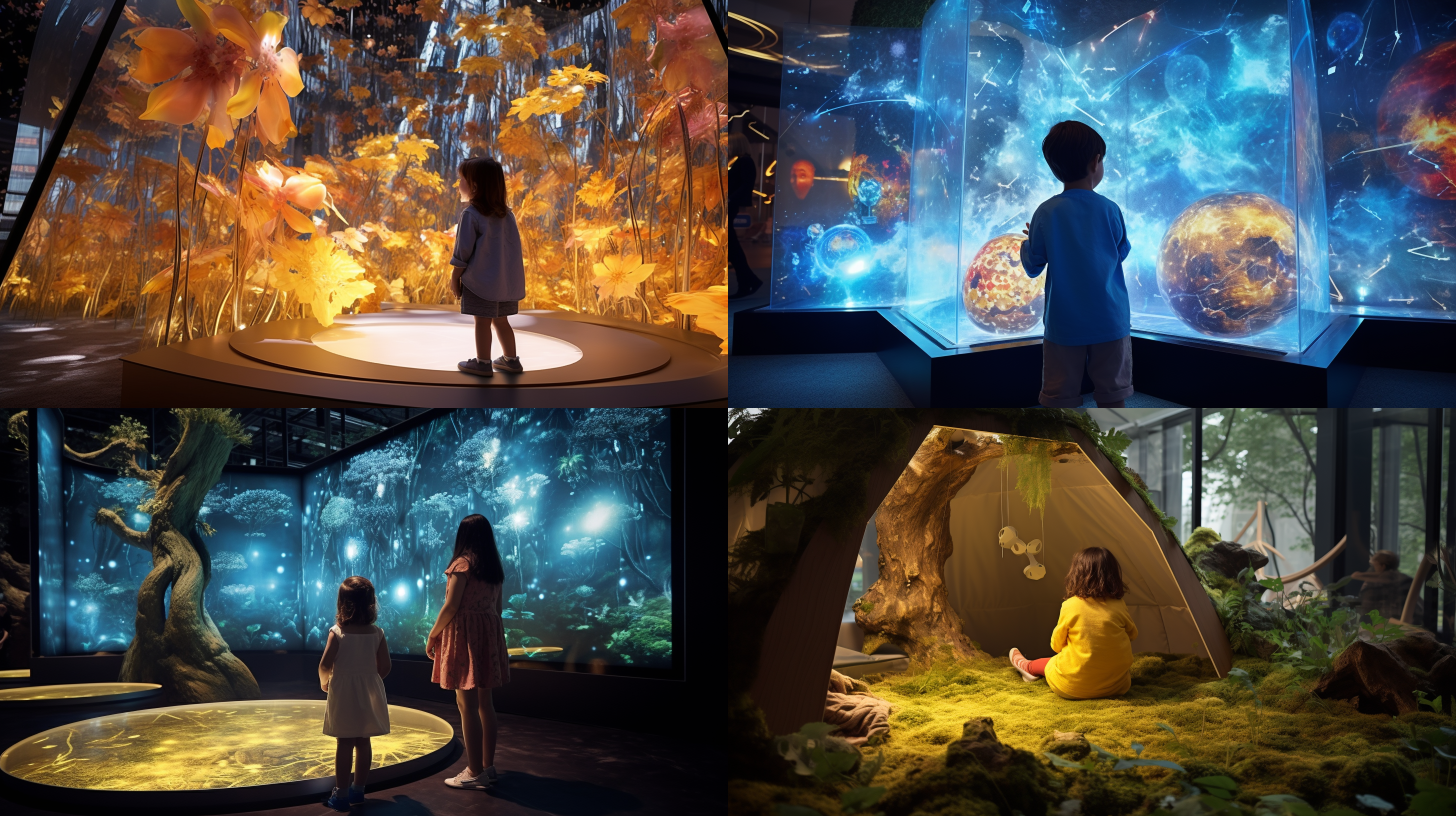 儿童互动体验 体现保护力