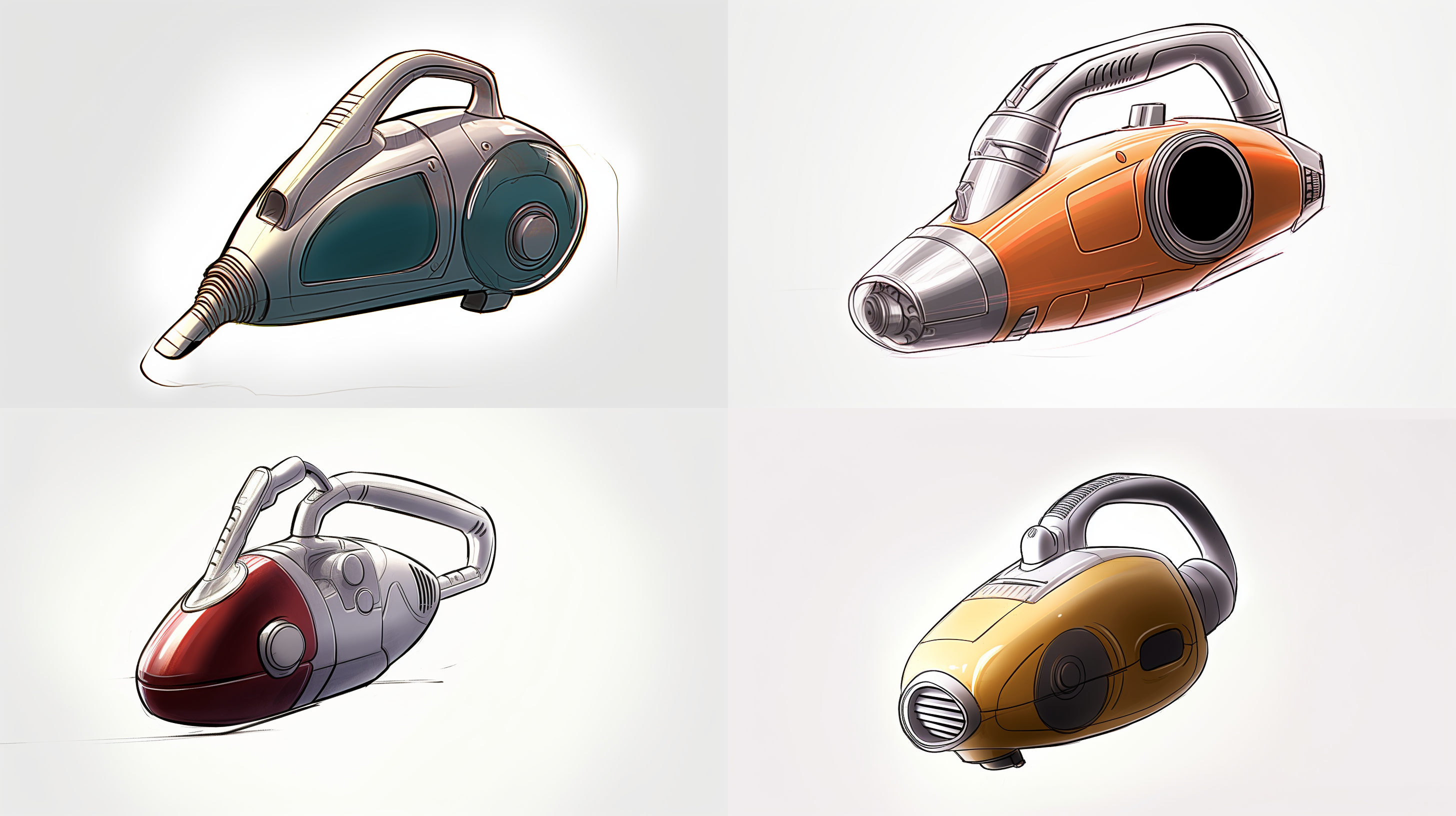 金属色吸尘器 高分辨率