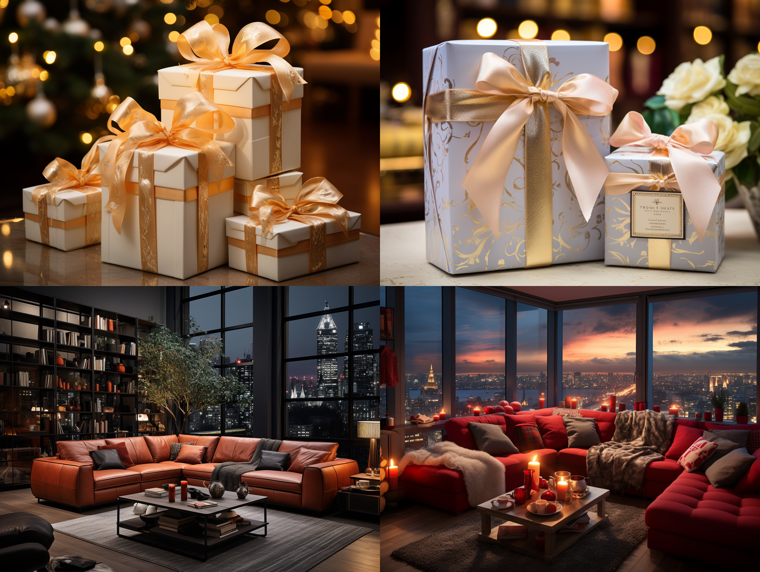 年货大礼包，设计有新意，功能分区，组合丰富