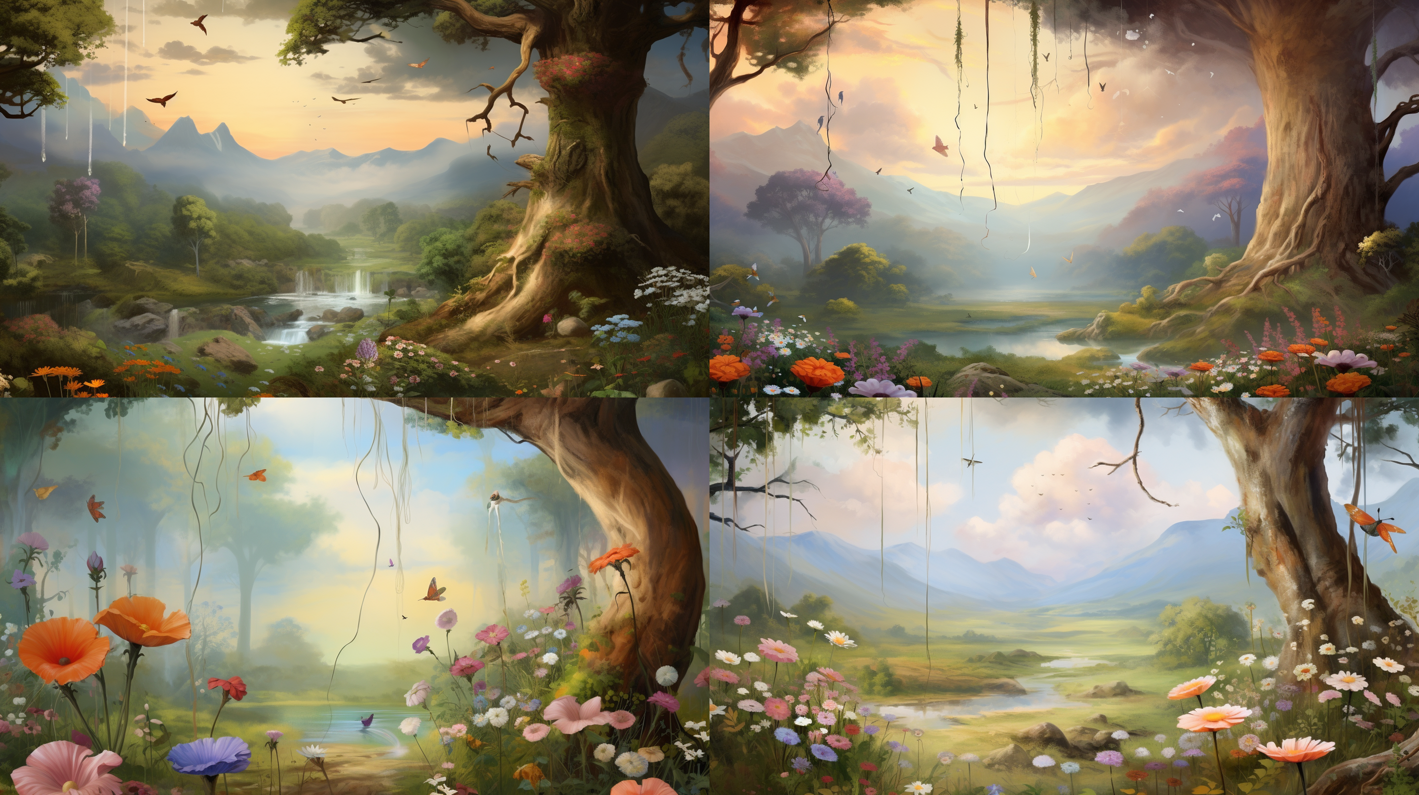 花丛 繁花草甸 自然界