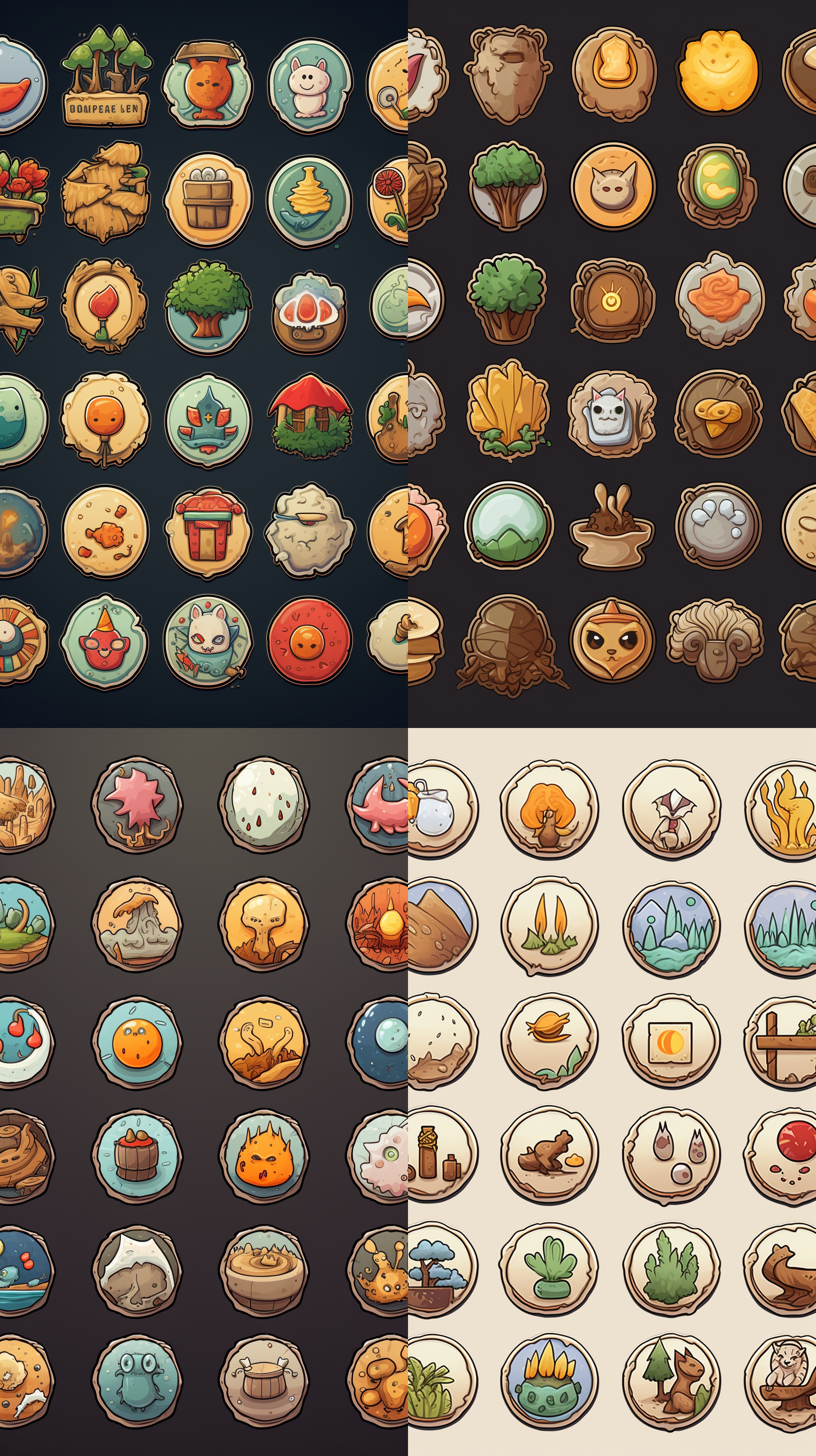 图标，按钮，手绘，可爱，道具，神话，