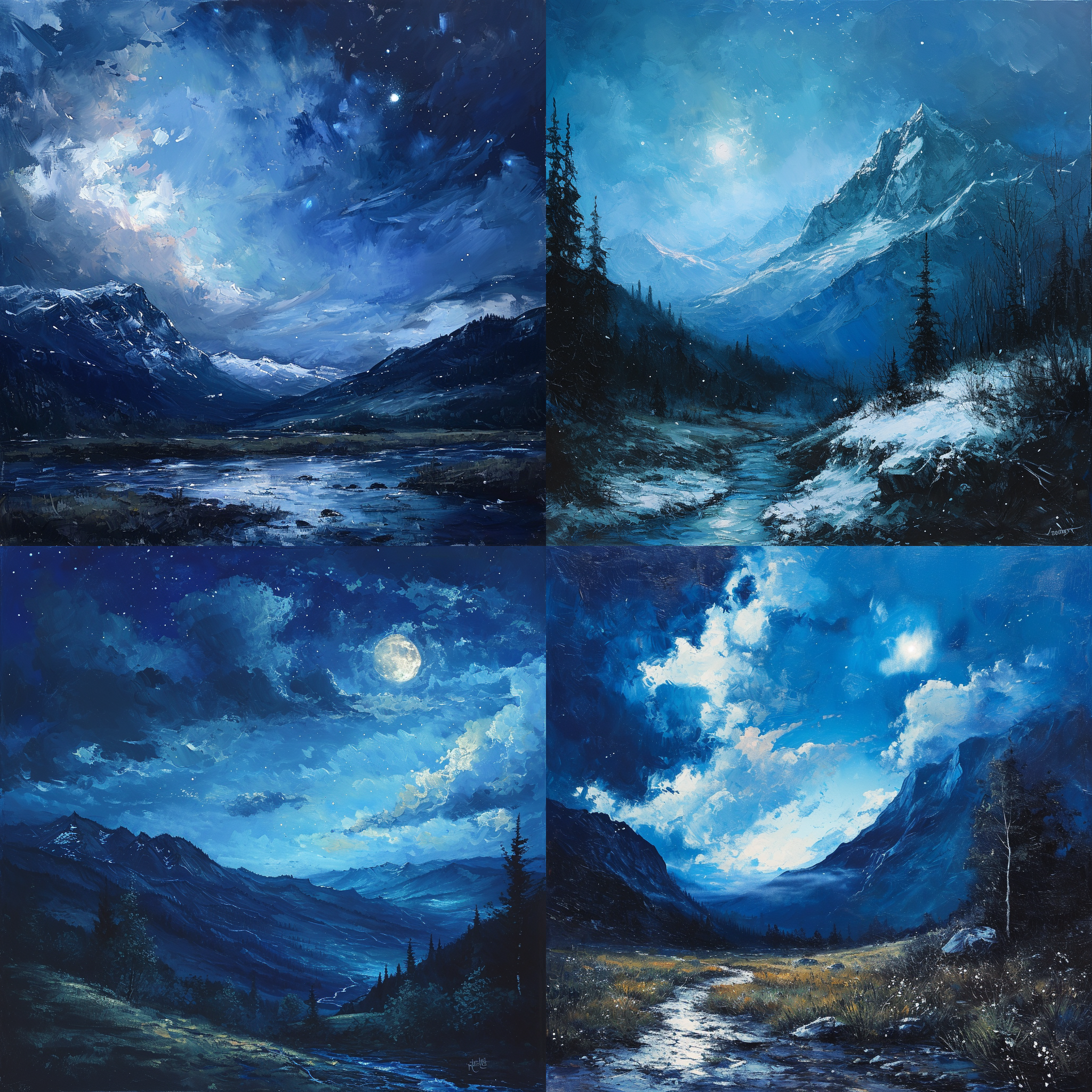 前山极远碧云合，清夜一声白雪微。 欲寄相思千里月，溪边残照雨霏霏