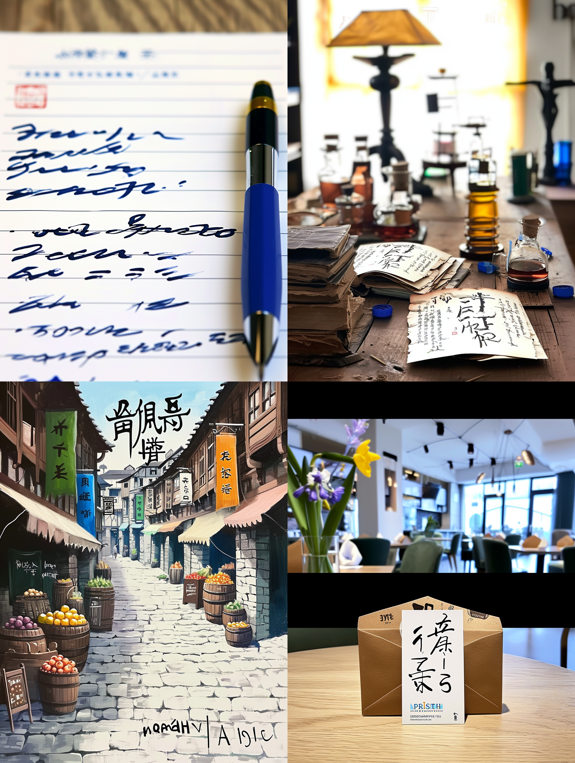 写着产地直销的卡片