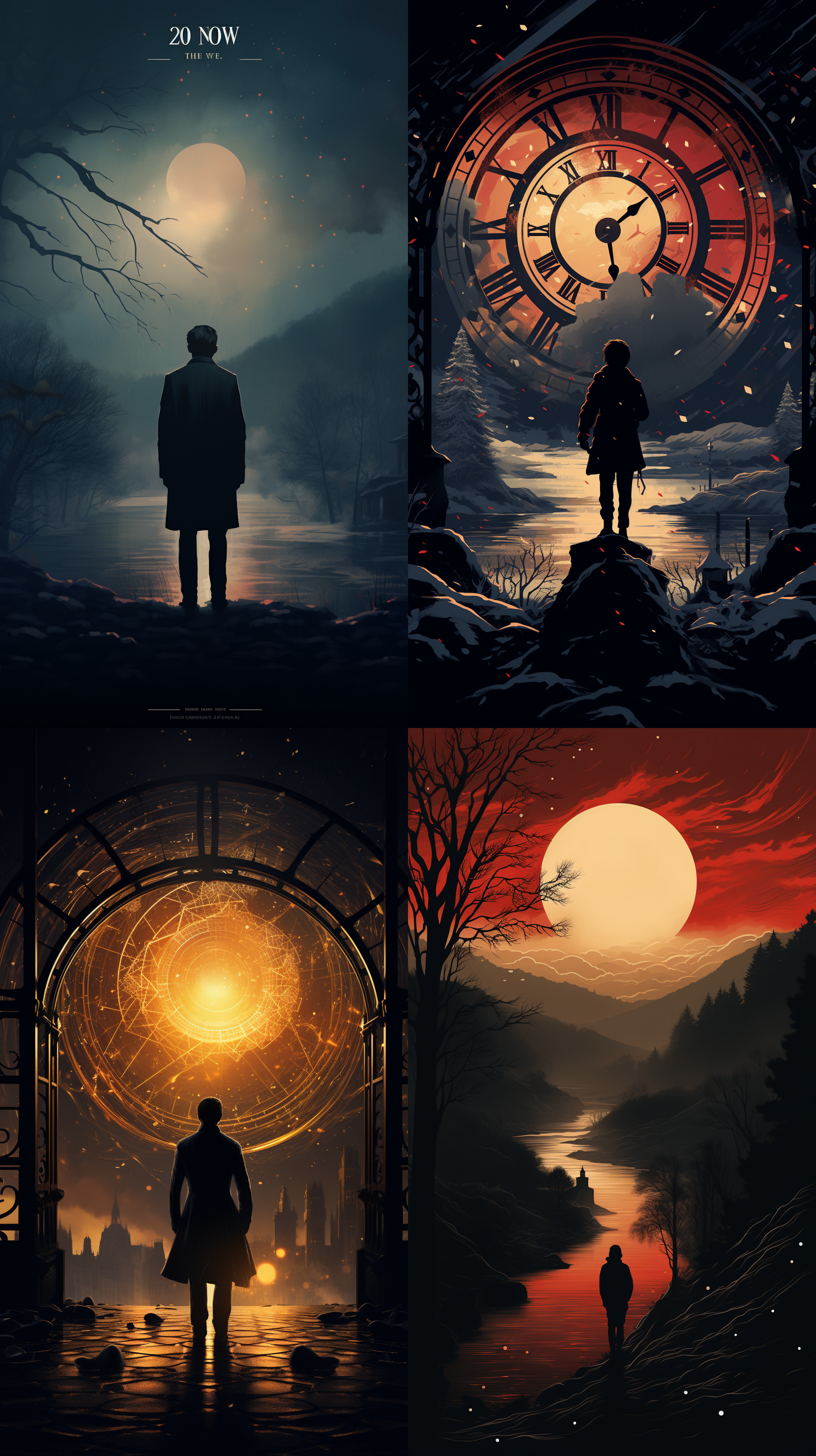 贺新年海报 简约大气