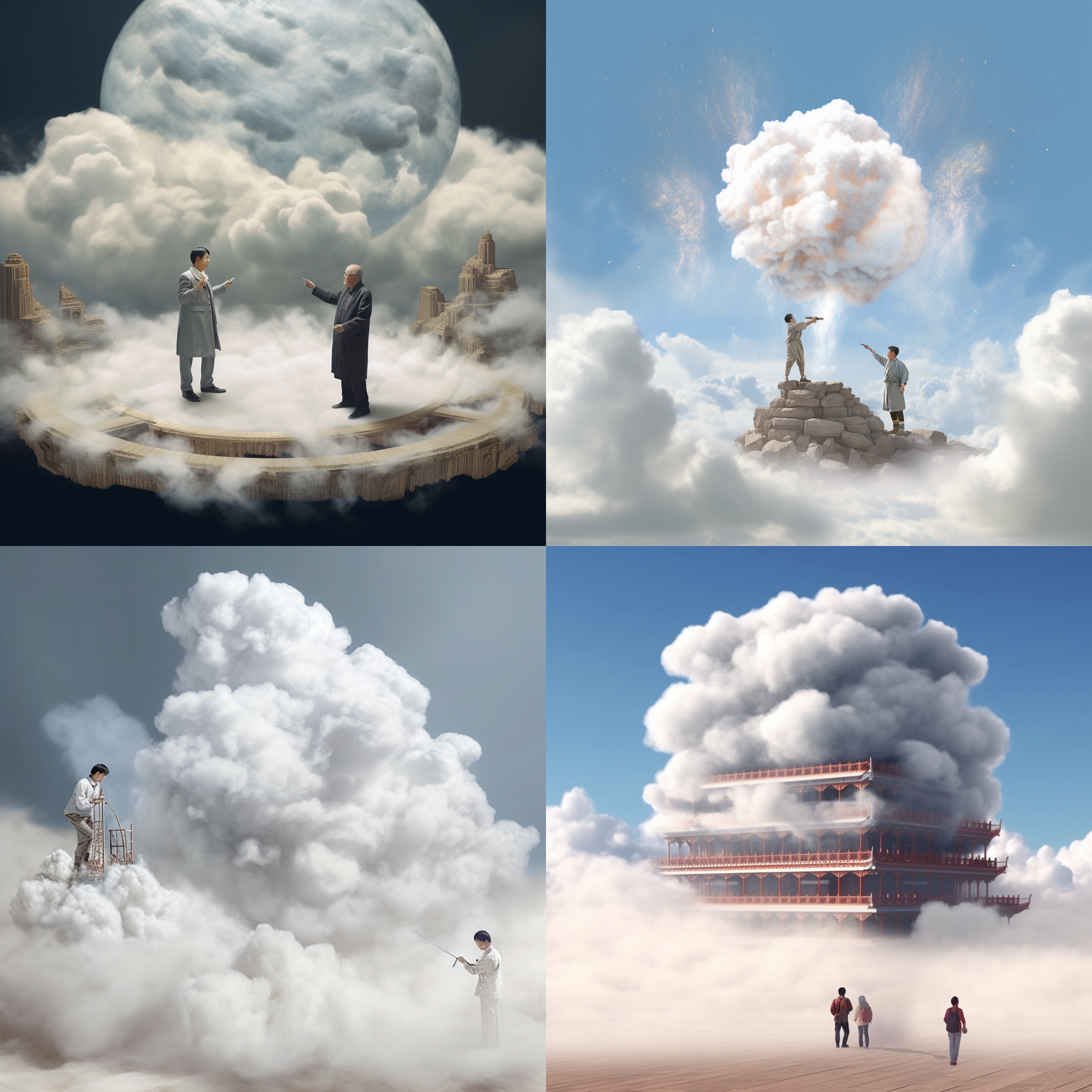 生成李与刂的祥云