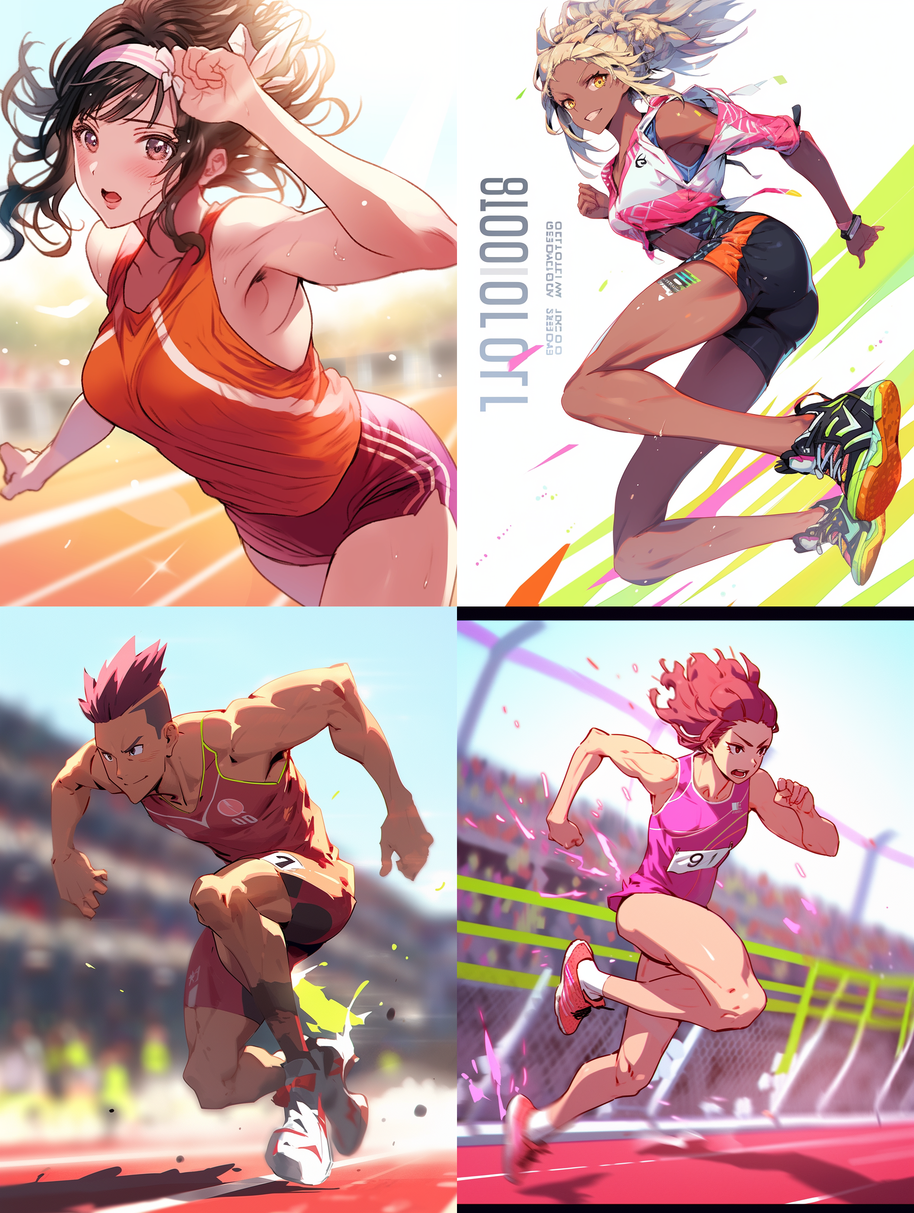 百米冲刺运动员博尔特