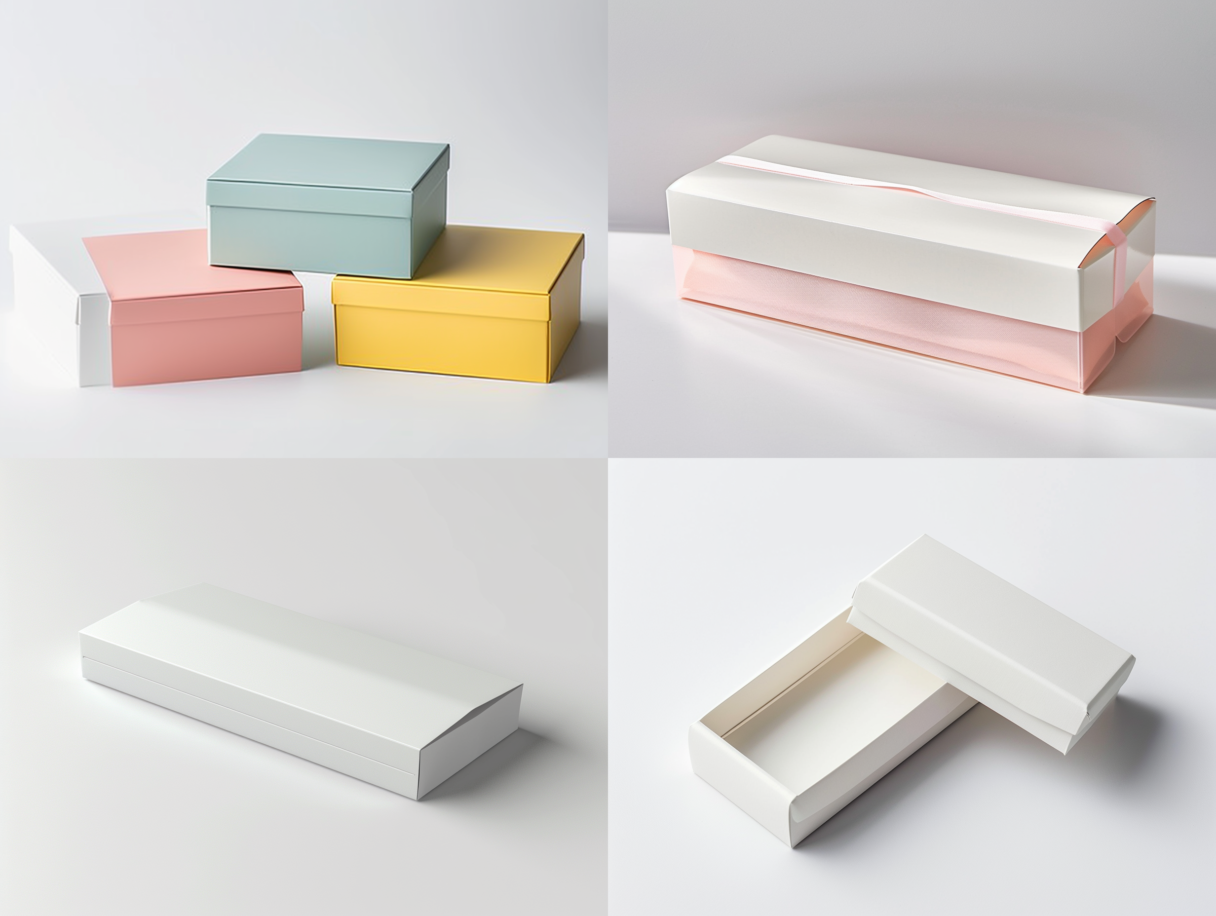 专业配色腰封设计，塑料饼干盒，白卡材质，白色背景，正面拍摄，高光反射，细节清晰，透明感，简洁美观，纯净色调，现代风格。高饱和度，低饱和度，明亮，清新，时尚，优雅，精致，专业，创新。