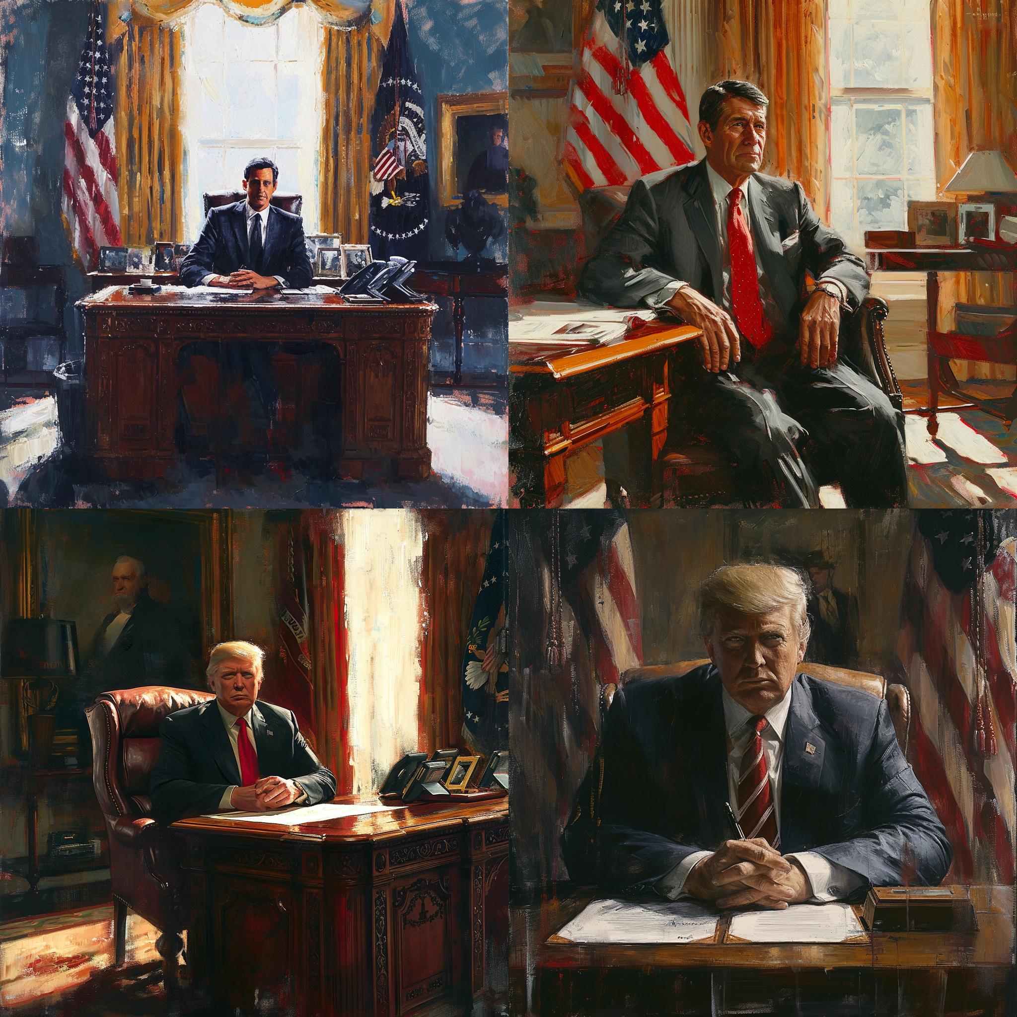 president on his first day in office