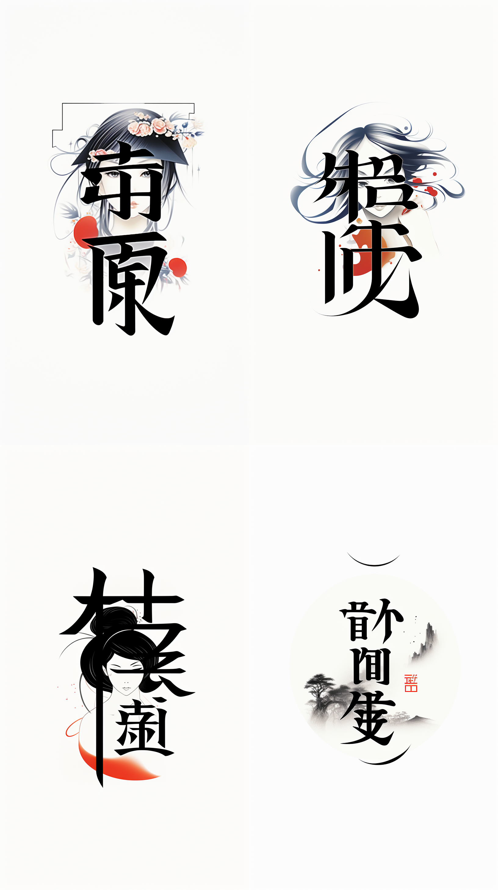 抽象派 日本海报 超扁平