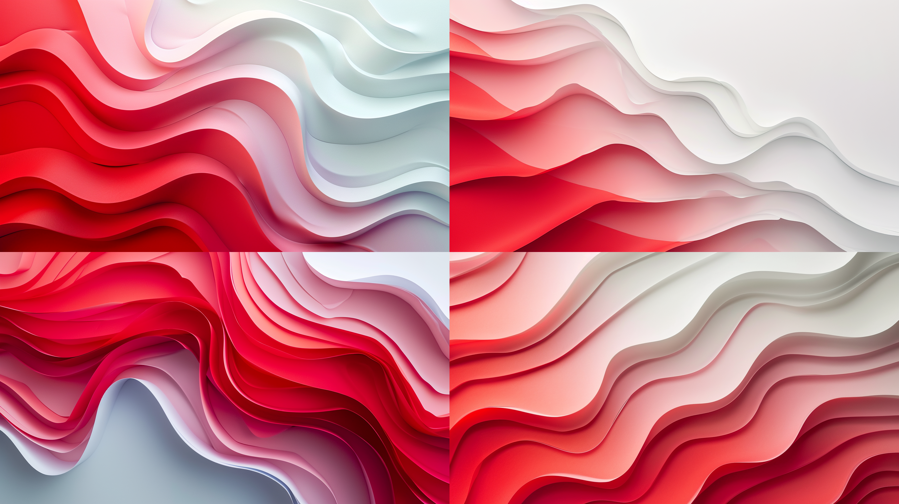 red-white gradient color background,paper craft,gradient curves,minimalist style, abstract,by tony cragg,by bveorgia o'keeffe,high resolution