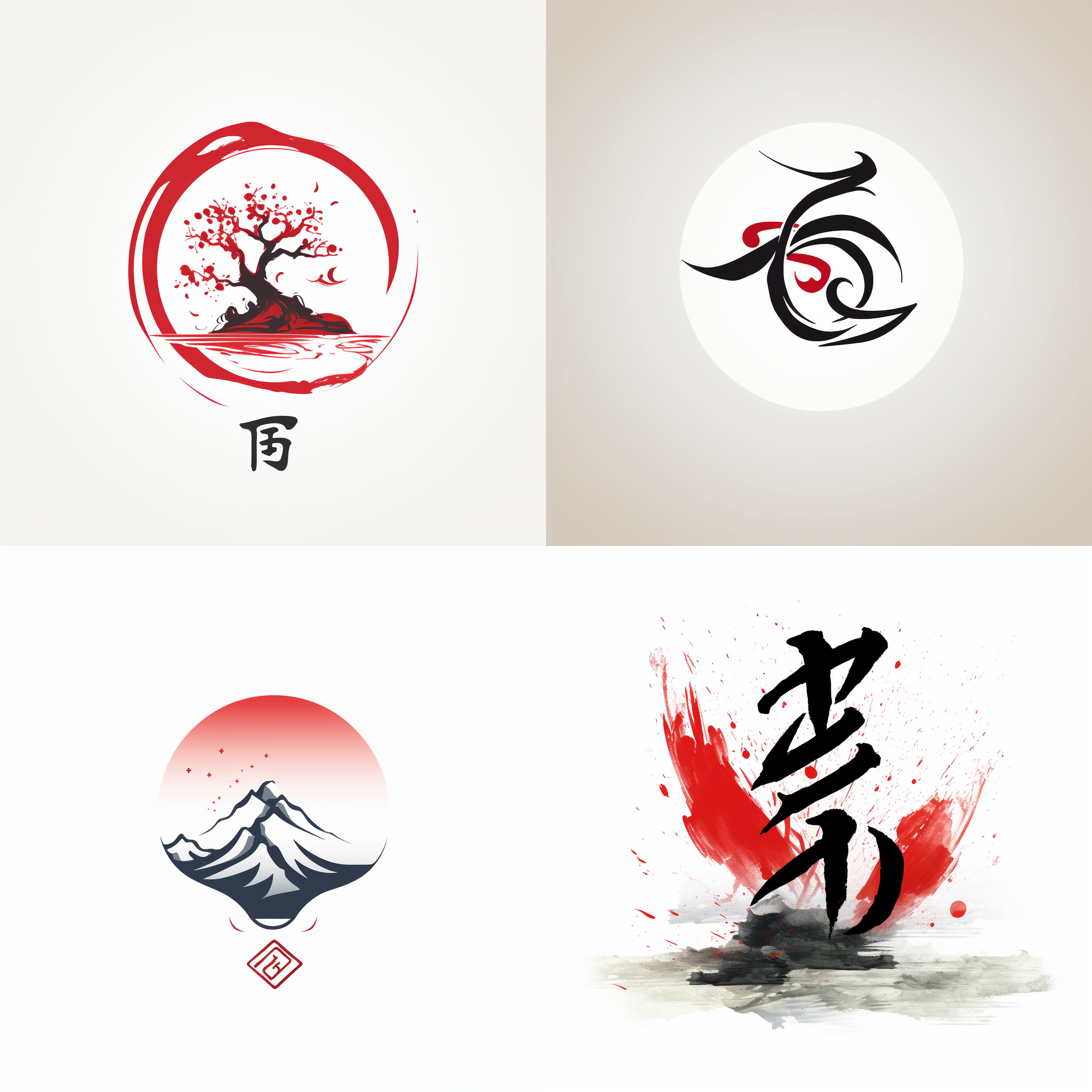 用“竜生寿”三个中国篆字设计一个商标logo，中国传统水墨简约风格，体现健康生活
