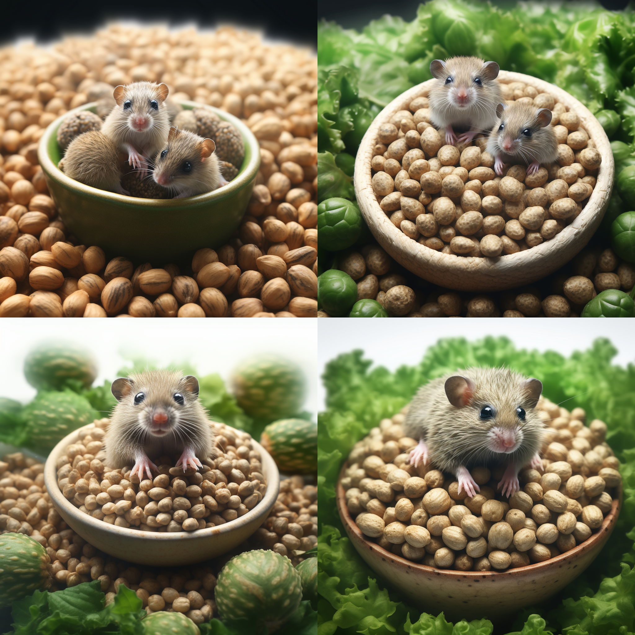 把图片1里面火麻仔不改变形态放到图片2老鼠食物中心位置融入背景里面