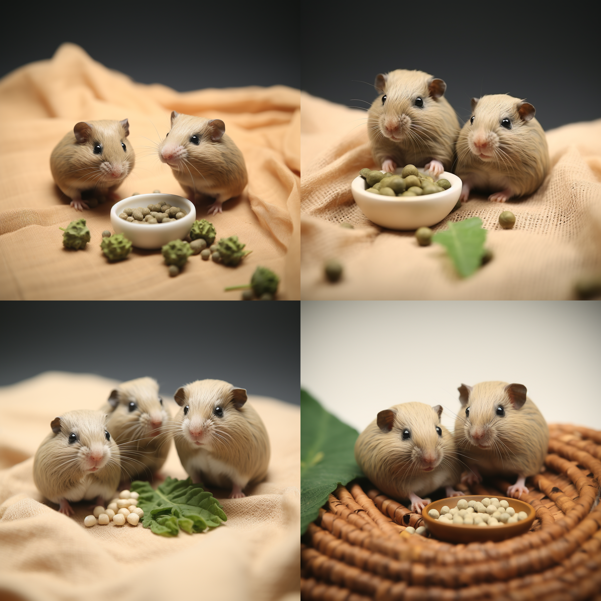guinea pigs enjoying delicious hemp boys,