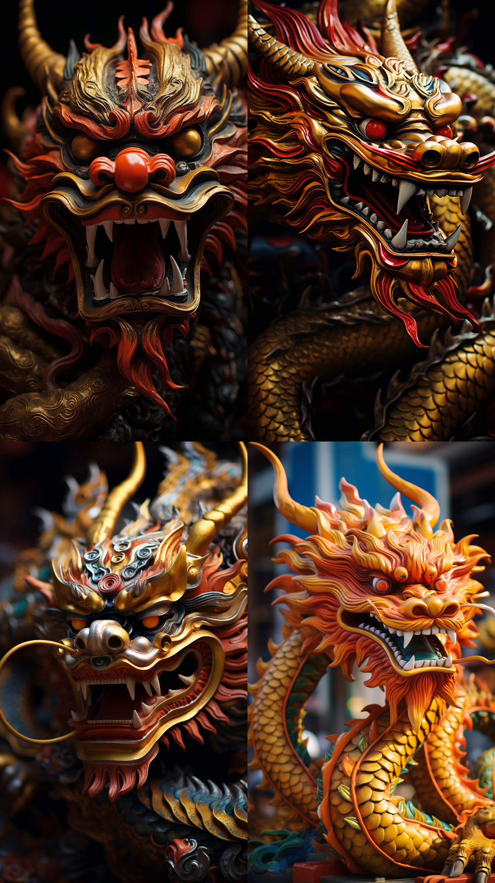 栖息的中国龙，温柔表情，龙嘴紧闭，上海城市背景，宏伟布局，长焦镜头，明亮灯光，祥和祥瑞元素，杰作，细节丰富，光影特效，白天时间，中国消防员抚摸龙头。温馨，敬意，祝福。