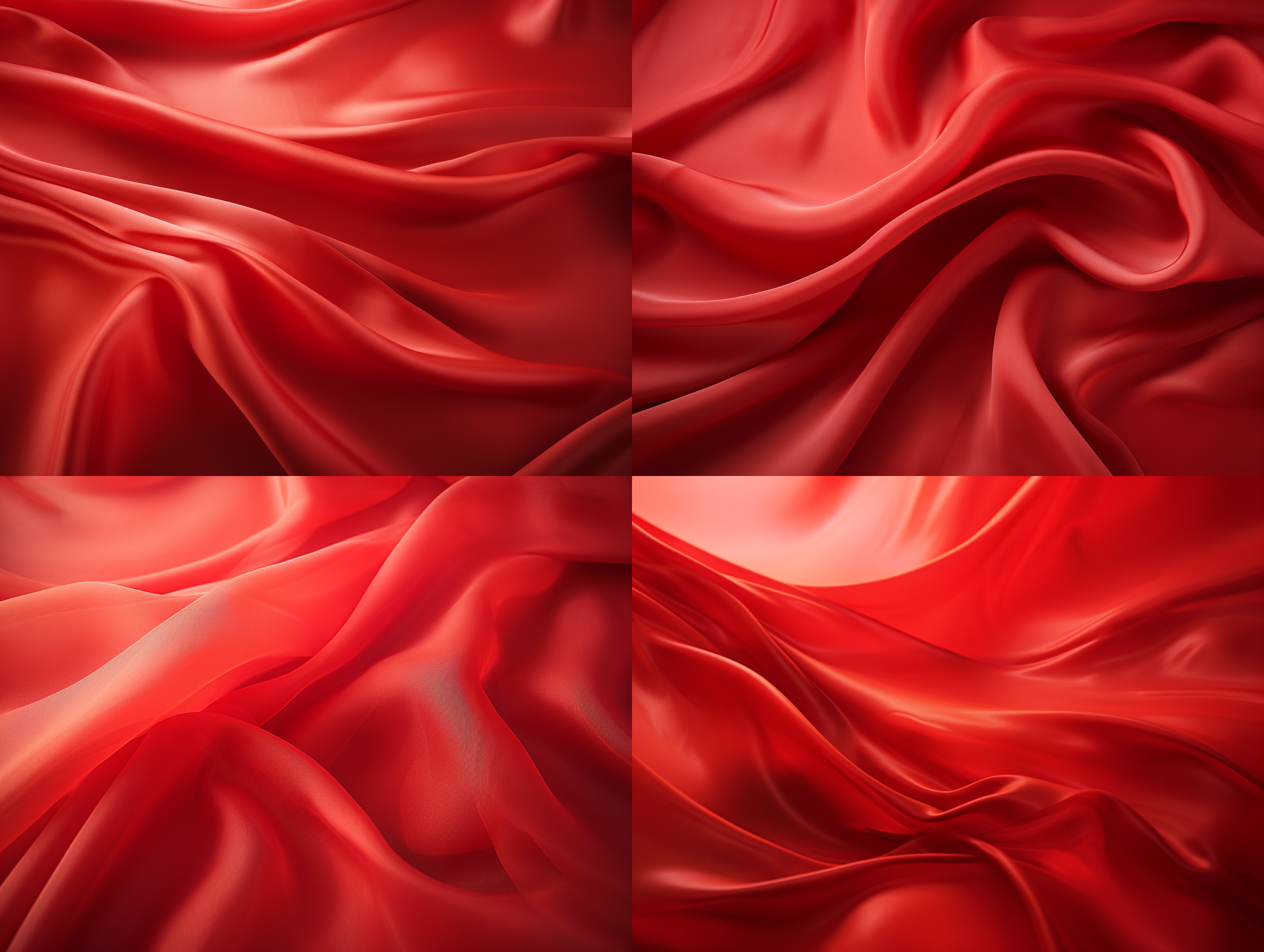 红色背景，高光反射，细腻纹理，平面构图，暗光，近景，柔和色调，流动感，诱人，甜美。